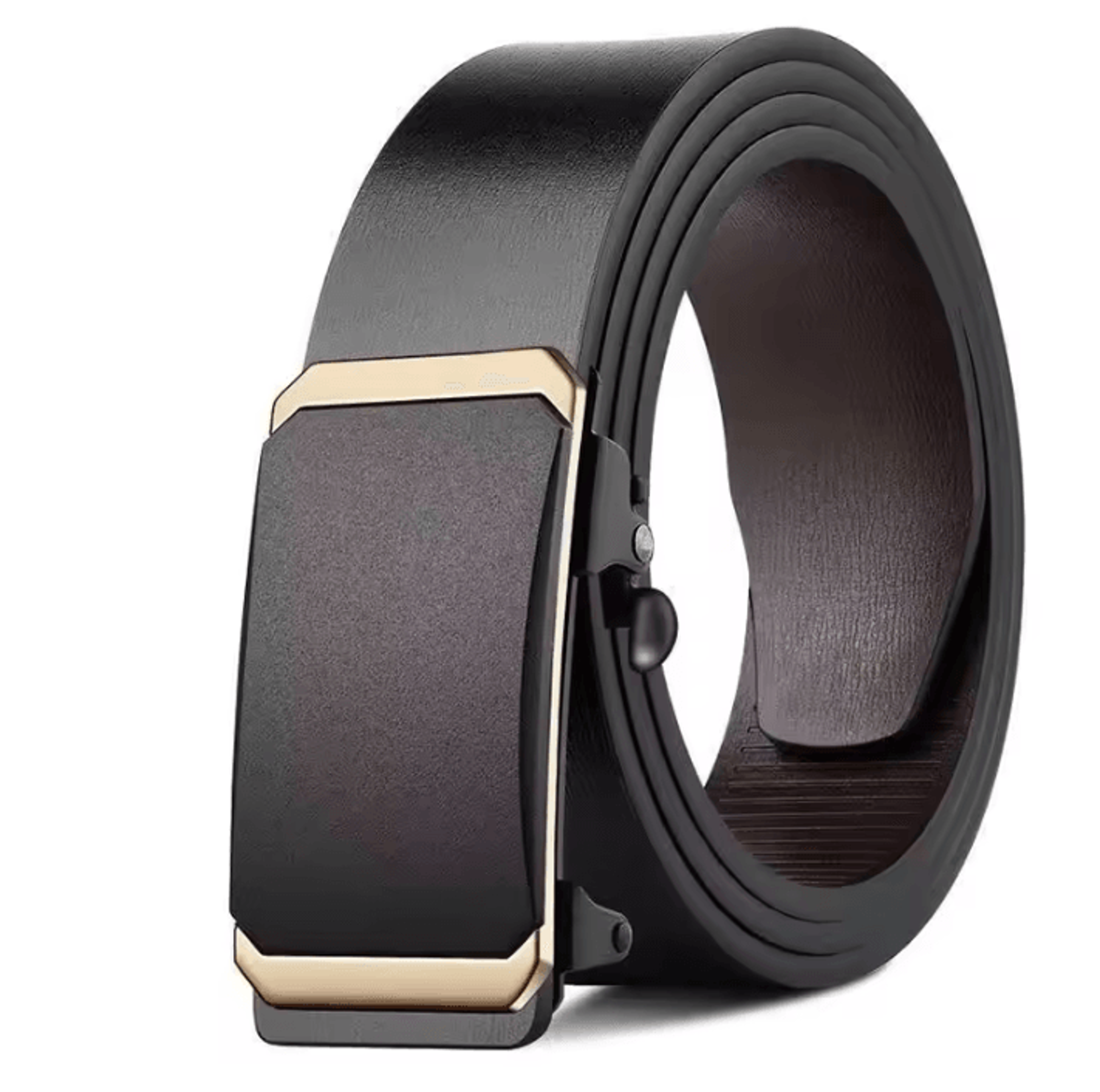 Luxury Genuine Leather Belt For Men  Quality Mens Automatic Buckle Belt With Metal Strap 10