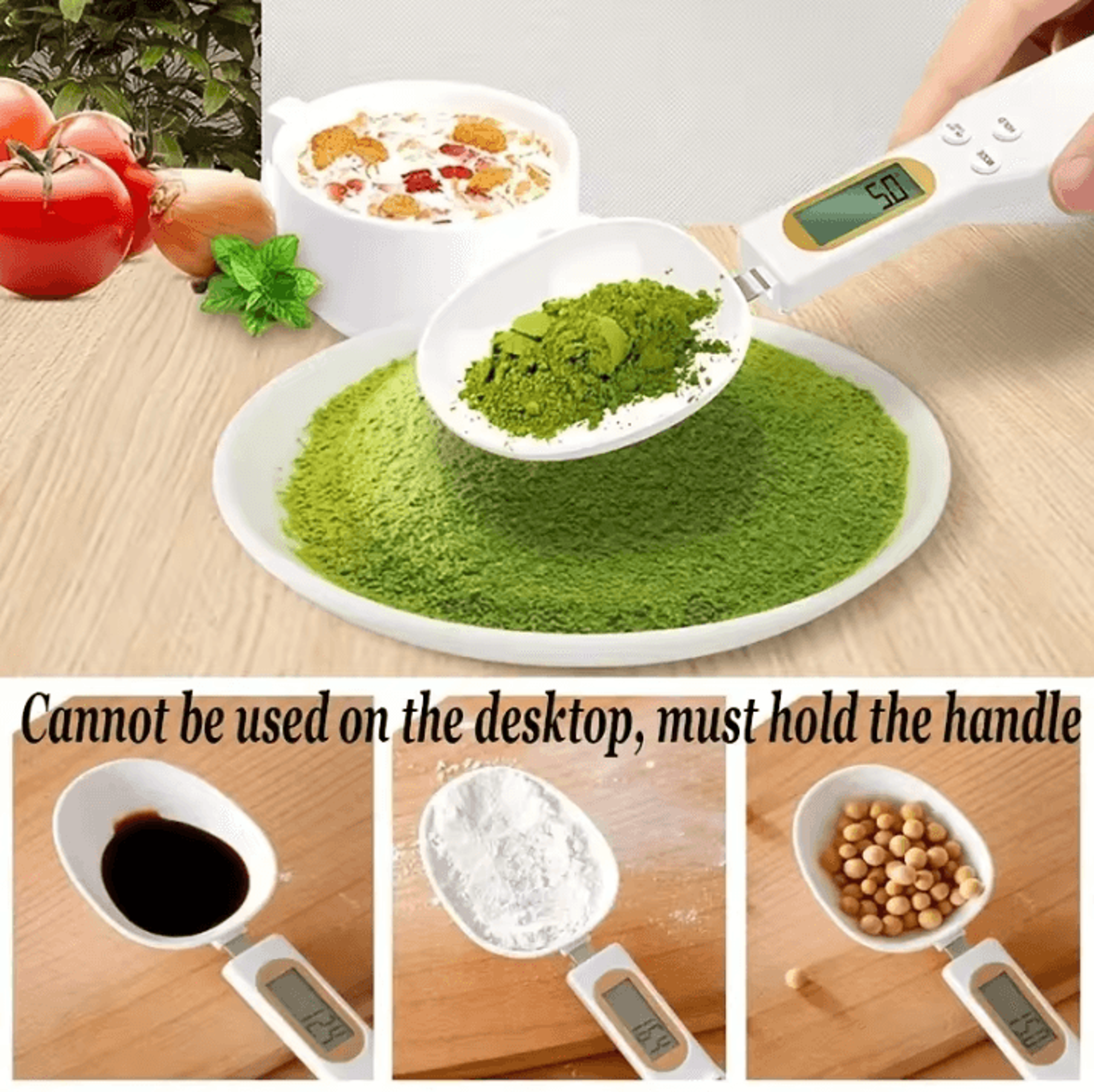 500g Digital Kitchen Scale  Mini Food Measuring Scale With LCD Digital Spoon Scale 01g Precision Fo 2