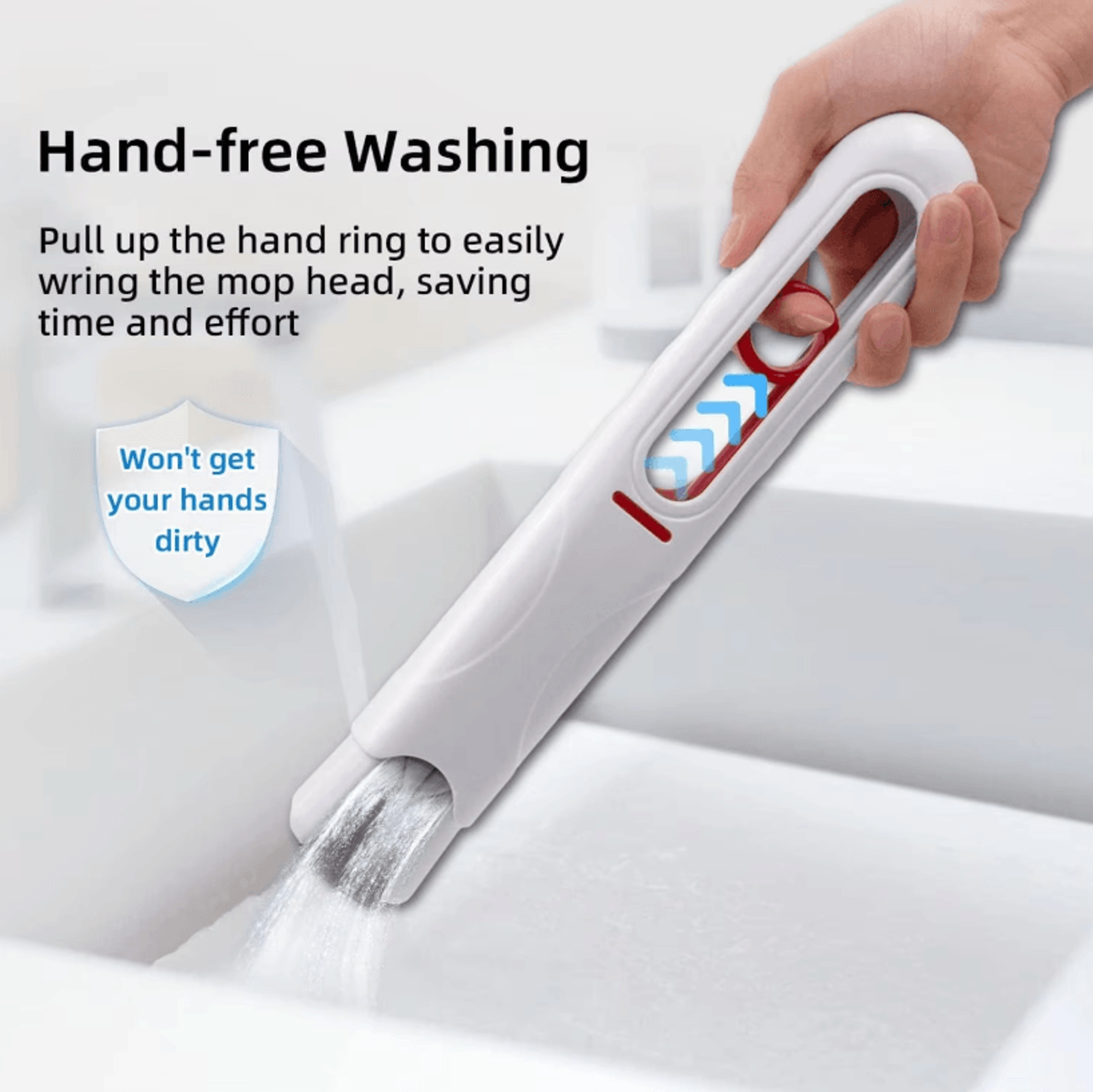 SelfSqueezing Mini Mop  Portable Folding Cleaning Mop With Sponge For Home Floor Washing Tool And C 3
