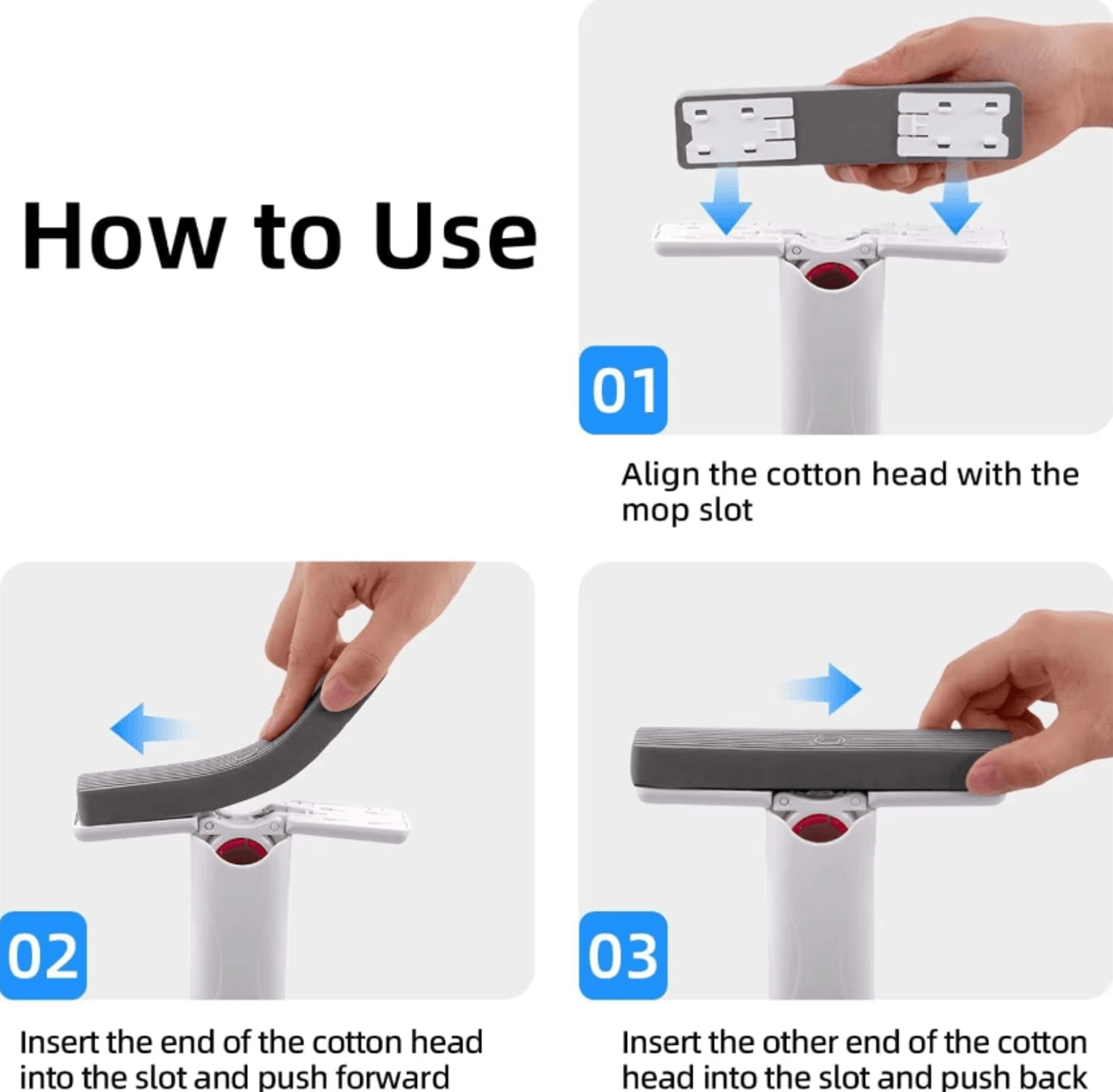 SelfSqueezing Mini Mop  Portable Folding Cleaning Mop With Sponge For Home Floor Washing Tool And C 4