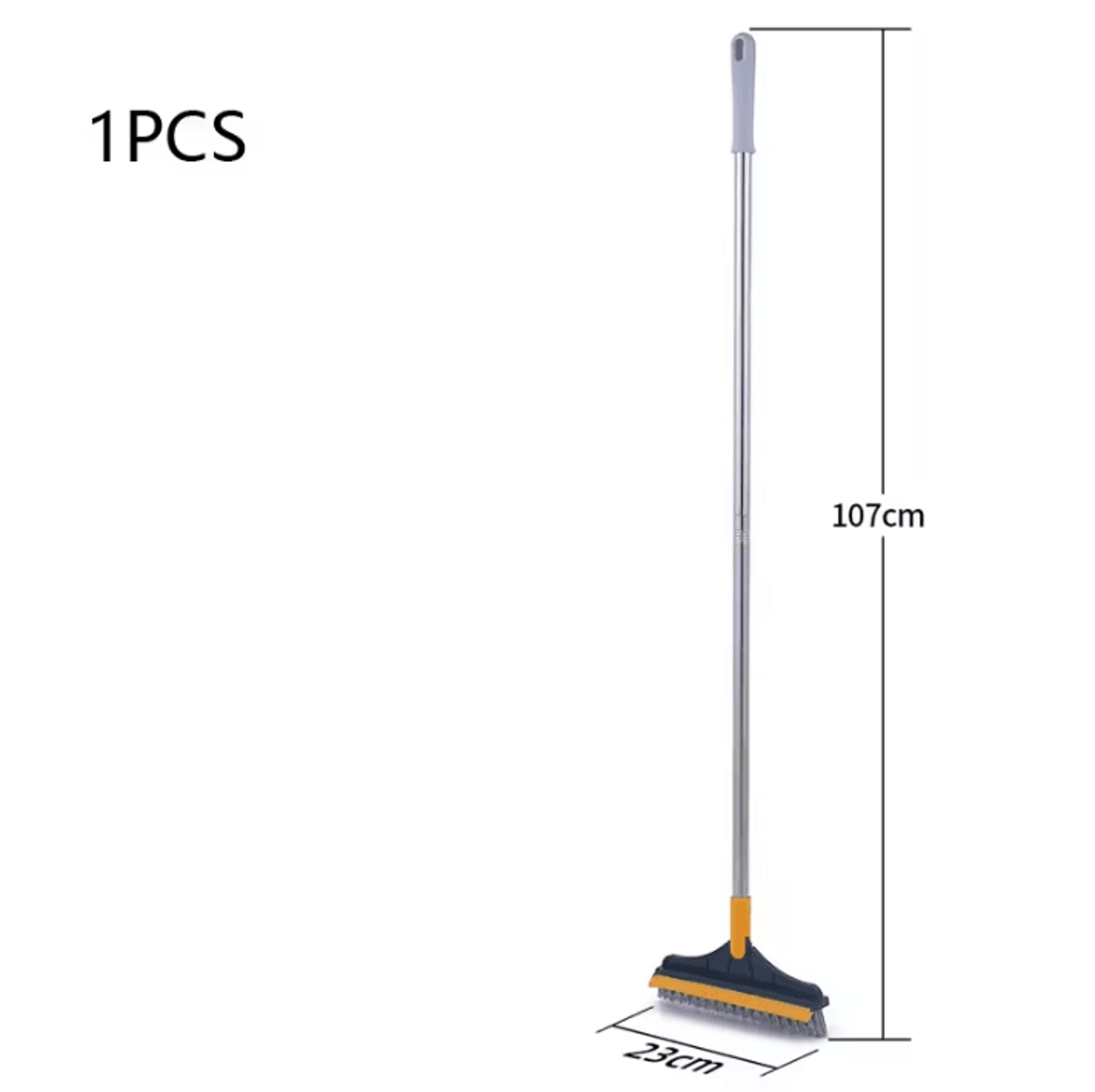 Long Handle Floor Brush  Bathroom Cleaning Brush  Toilet  Tile Scrub Brush For Seam And Wall Wash 6