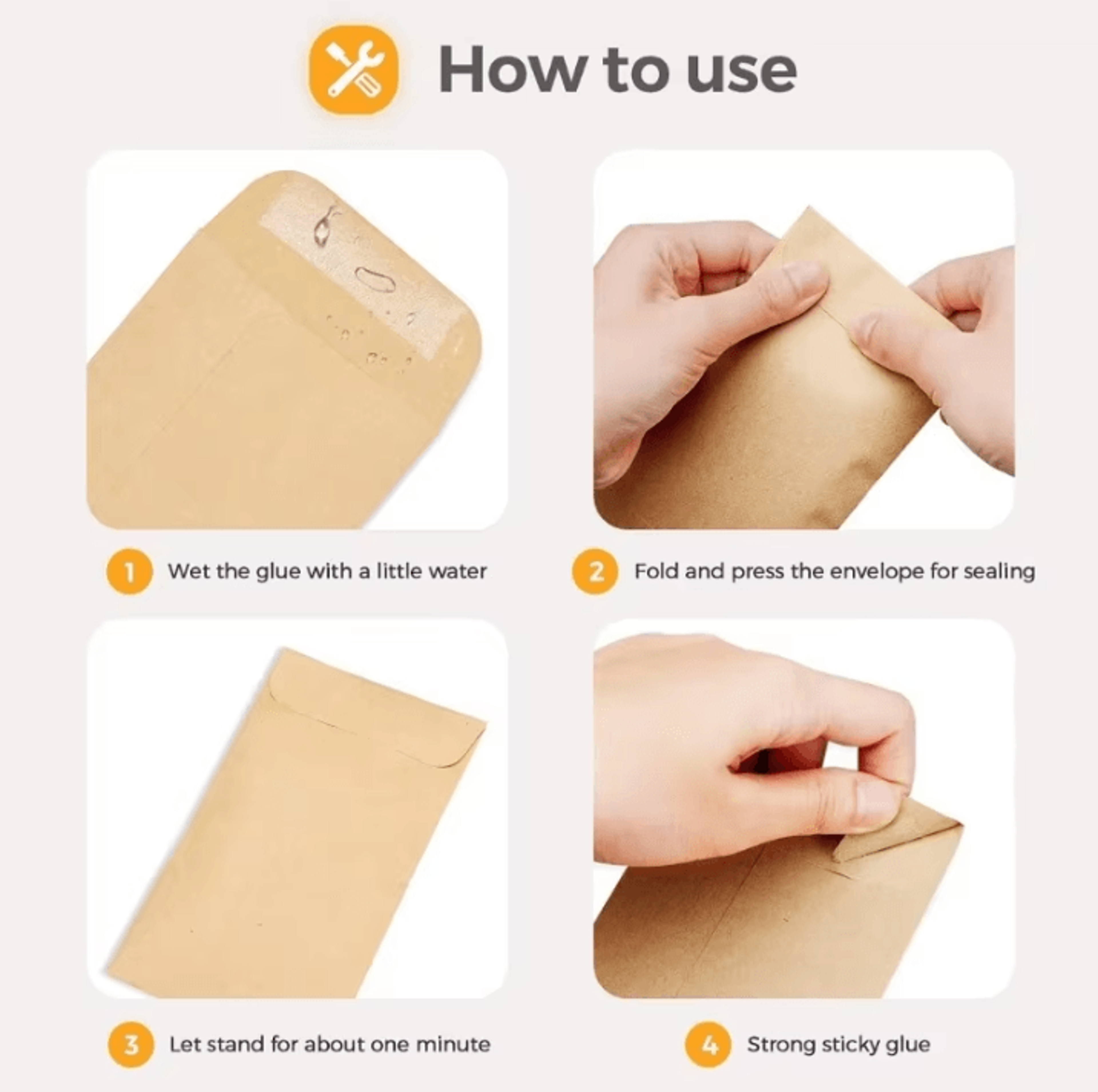 20 Pcs Cash Envelope Set SelfSealing Brown Kraft Money Pouches For Budgeting And Festival Gifts 3