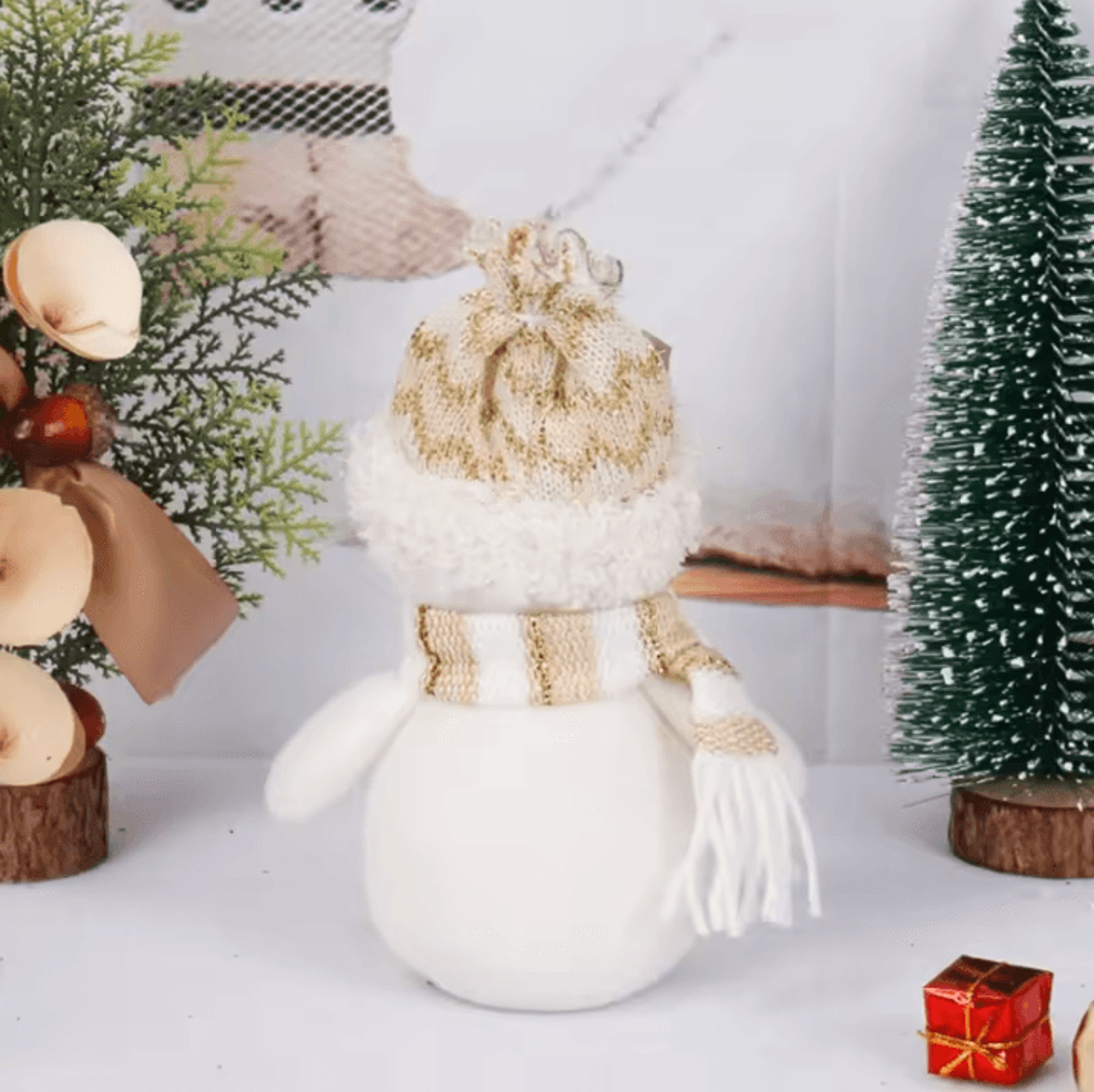 Assorted Christmas Gnome Decorations  Santa Snowman Christmas Dolls For Holiday Tree Ornaments And  4