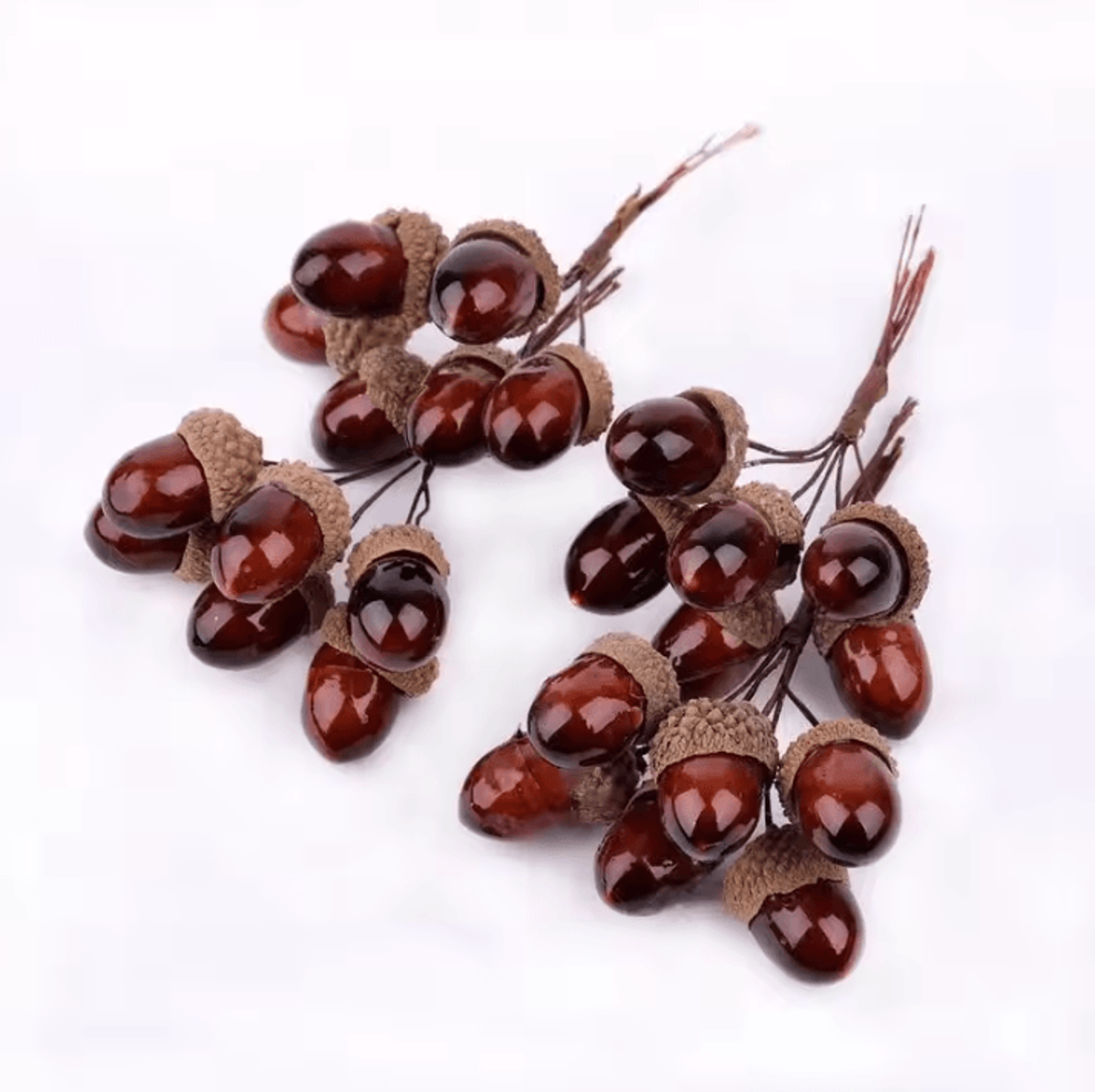 12Pcs2set Decorative Artificial Pine Cone Bouquets  Realistic Pine Berry Flowers For Autumn Home De 1