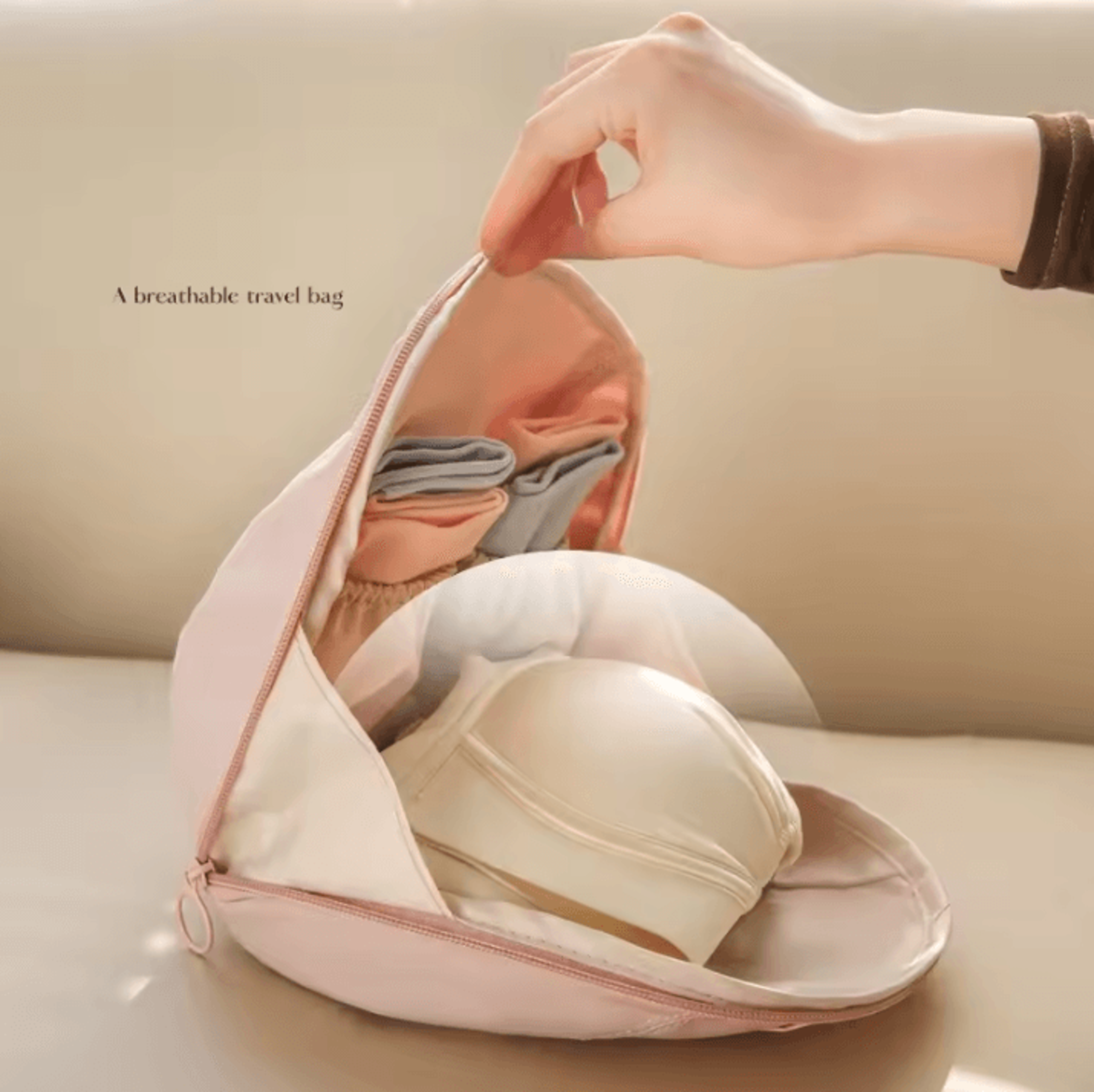 3in1 Travel Organizer Underwear Socks And Clothes Portable Storage Tote Bag For Daily Use And Trave 1