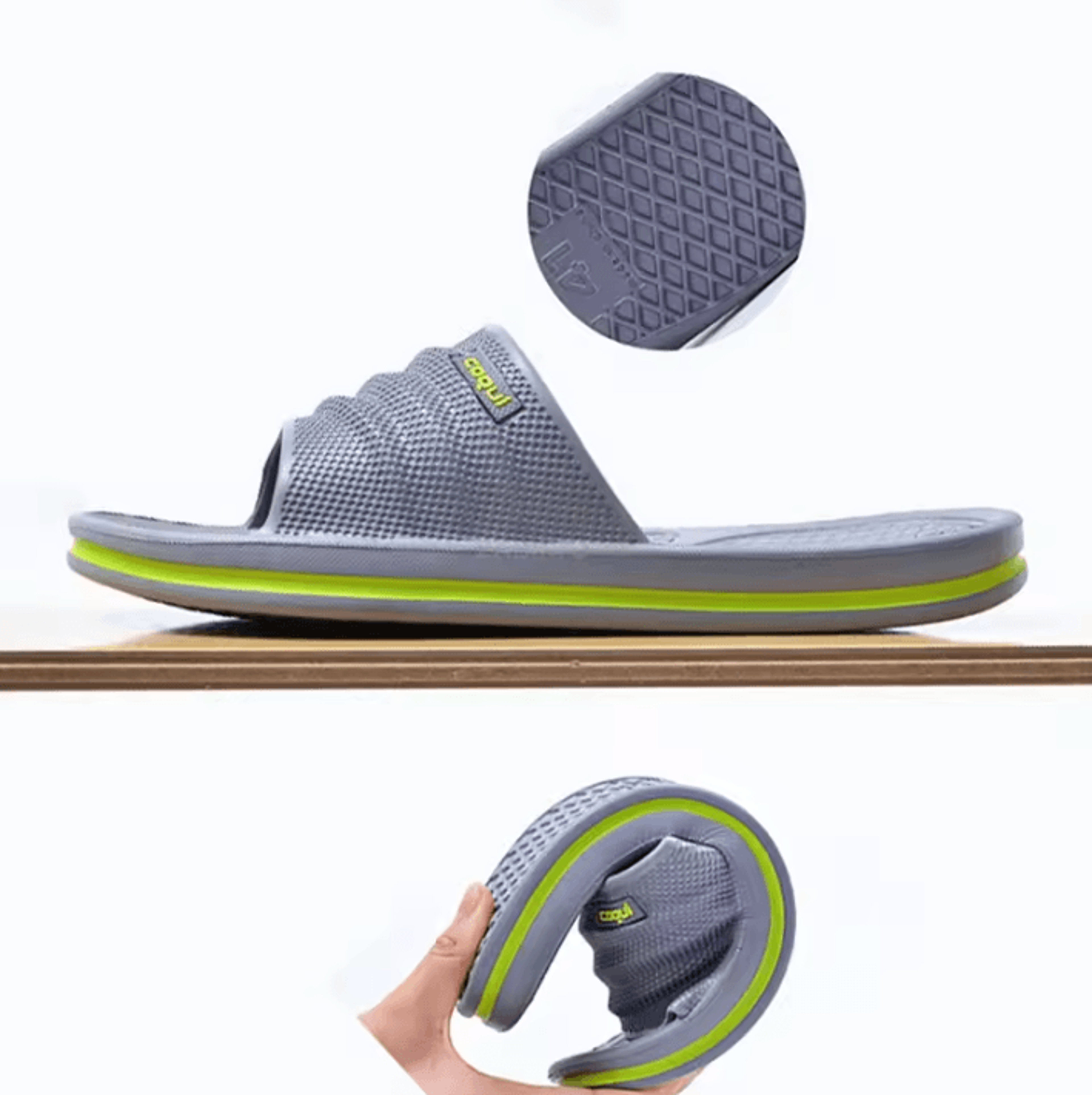 Mens EVA NonSlip Bathroom Slippers  Soft Comfortable Home Summer Footwear 5
