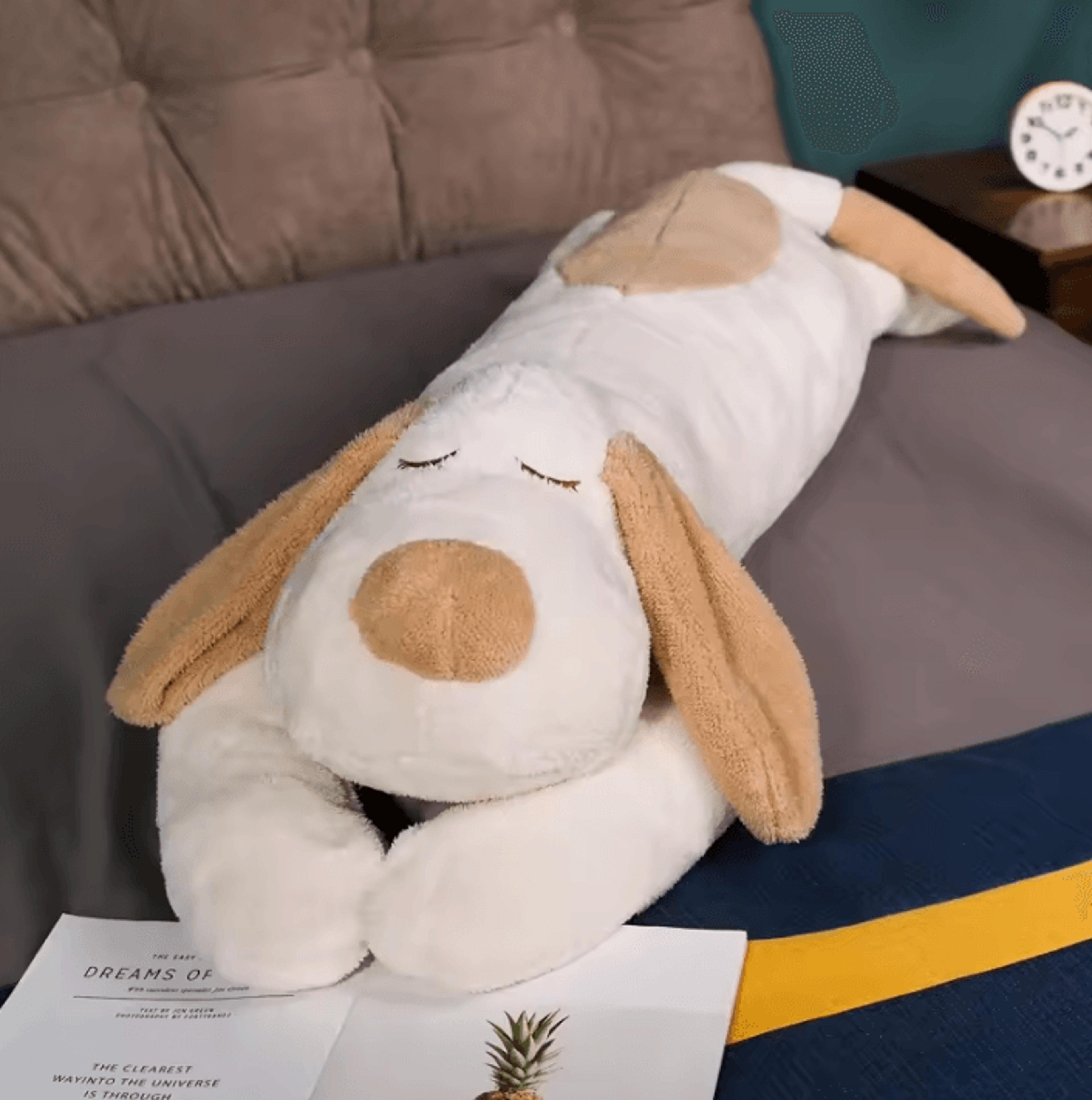Giant Cute Dog Plush Pillow  Super Soft Down Cotton Stuffed Pet Doll Sleep Pillow 6