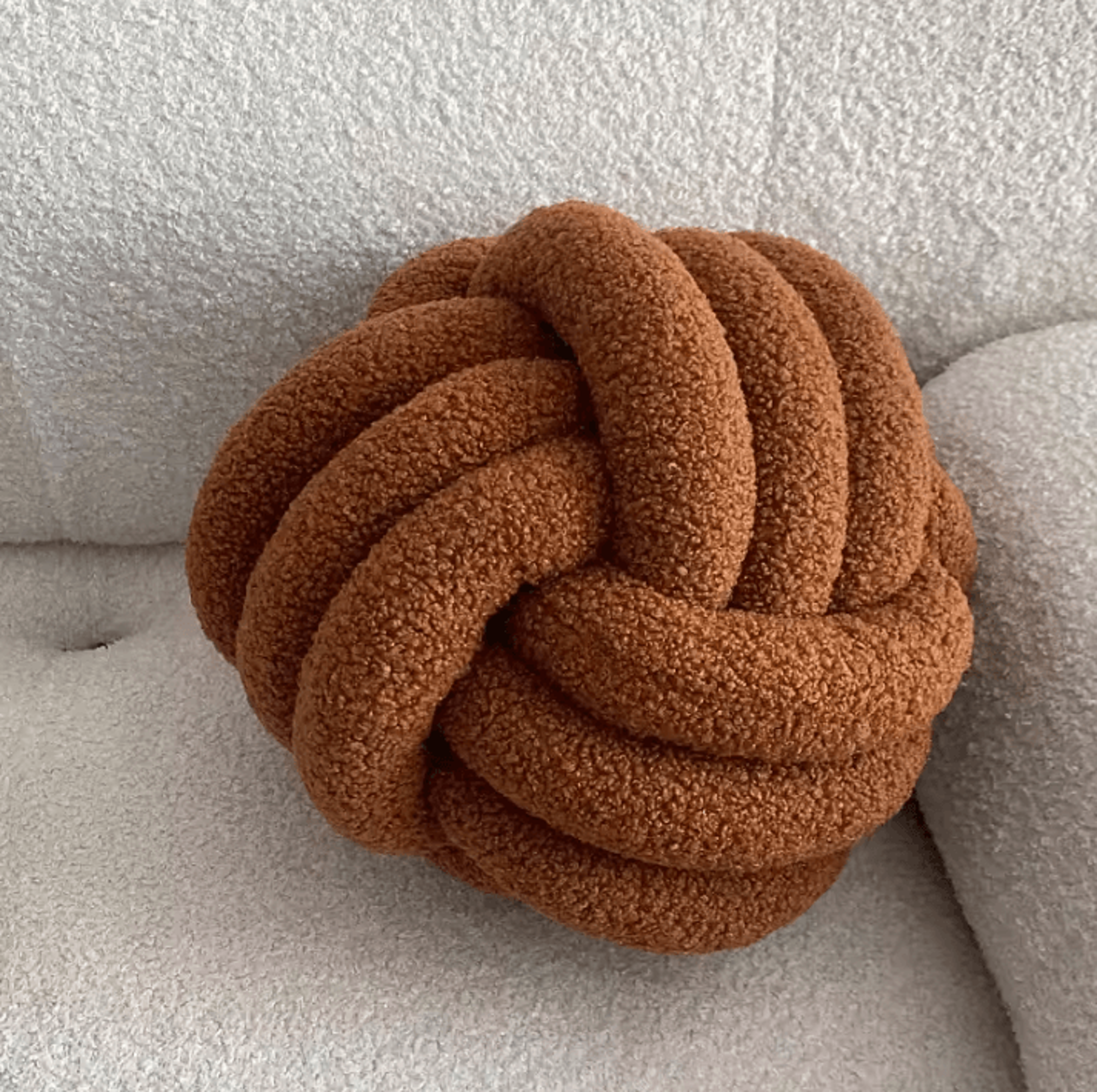 KnotEase Aesthetic Knot Globe Cushion  Soft Nordic Decorative Pillow For Sofa  Home 3