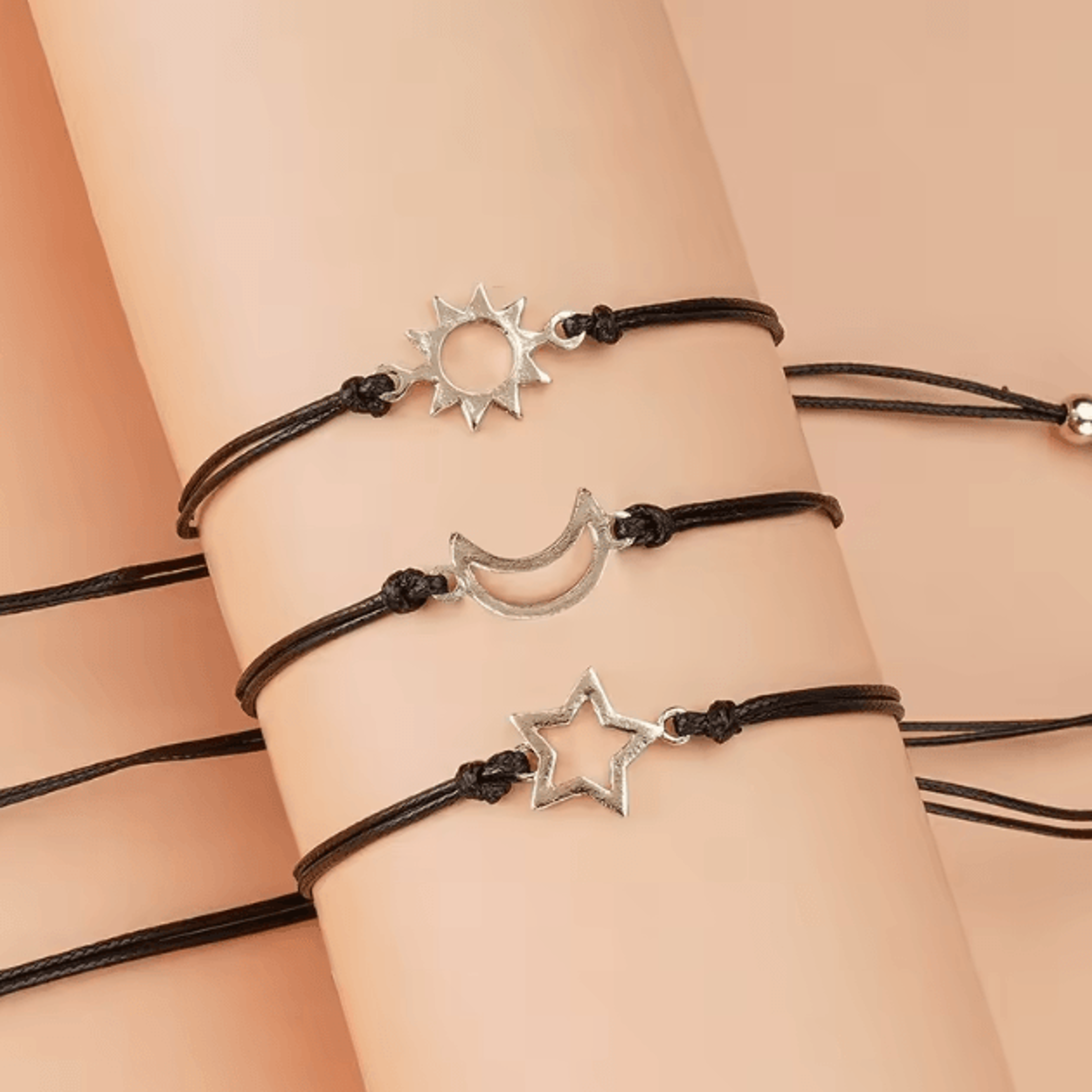 BondBrite 3PCS Friendship Bracelet Set  Long Distance Promise Bracelets For Best Friends  Sisters 2