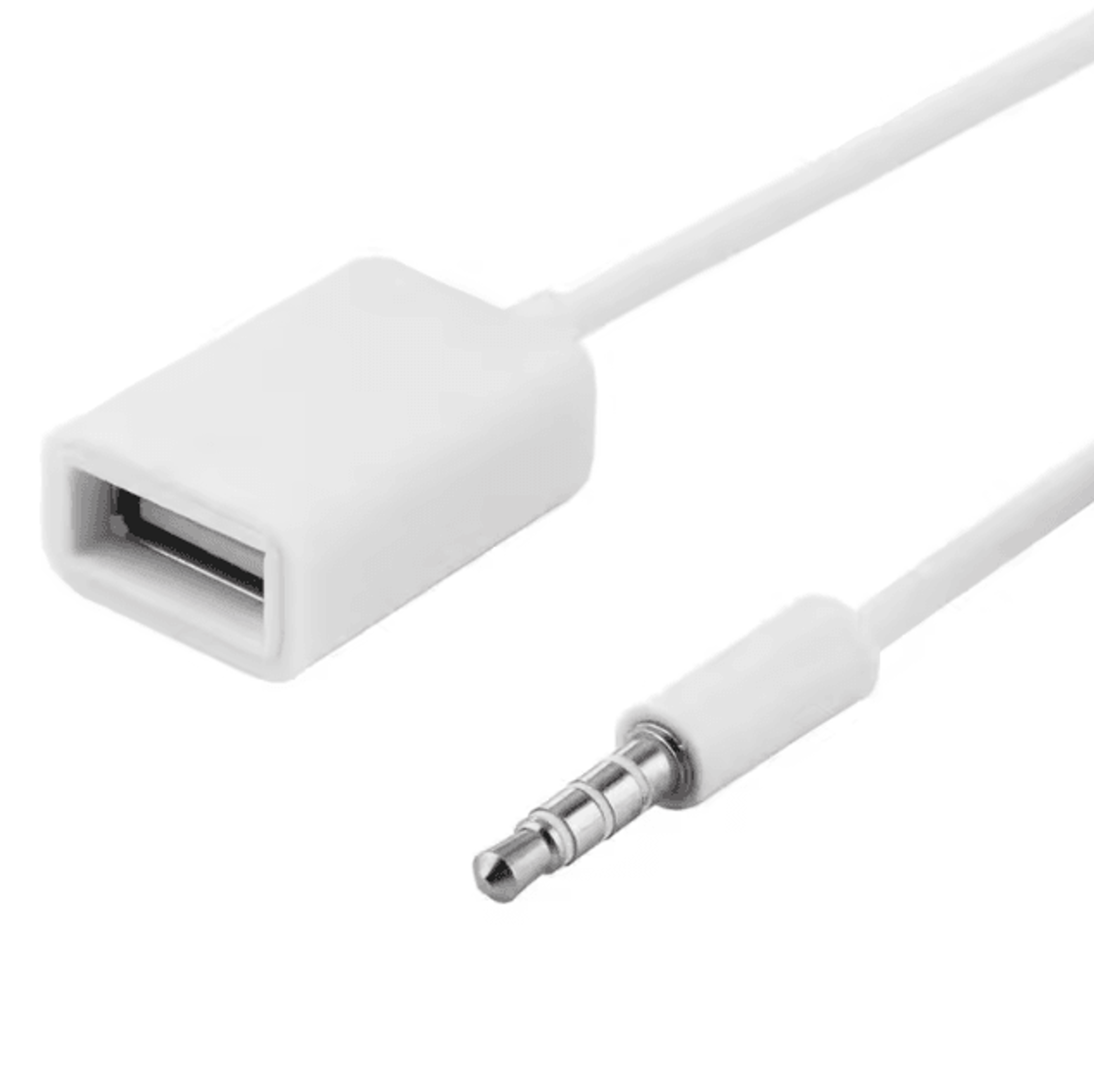 RoadLink Pro  15 Cm USB TypeA To 35 Mm AUX OTG Converter Cable MaletoFemale Audio Adapter 1