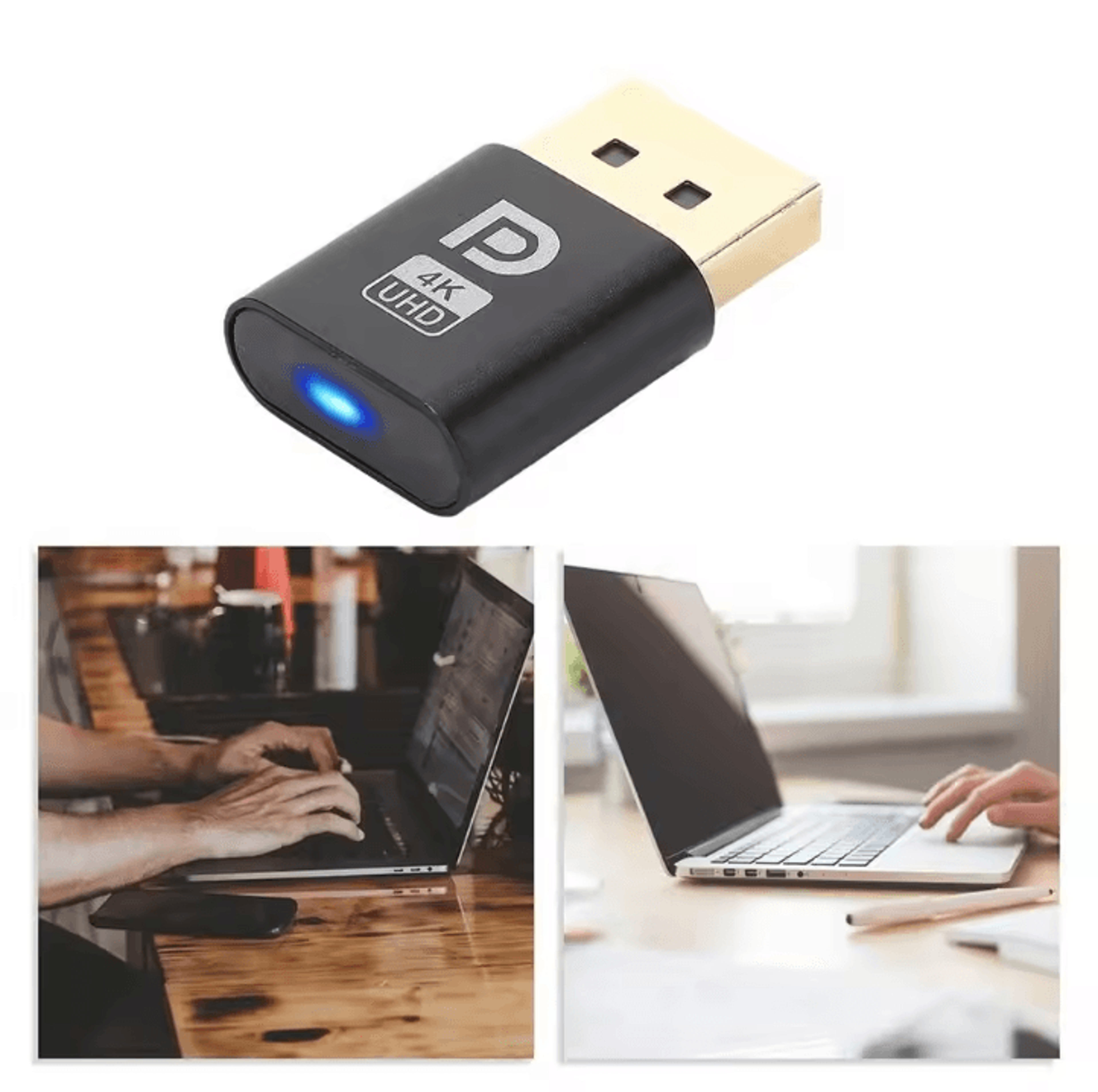 GhostView 4K  DP DisplayPort Dummy Plug Virtual Display Adapter  EDID Emulator For PC 5