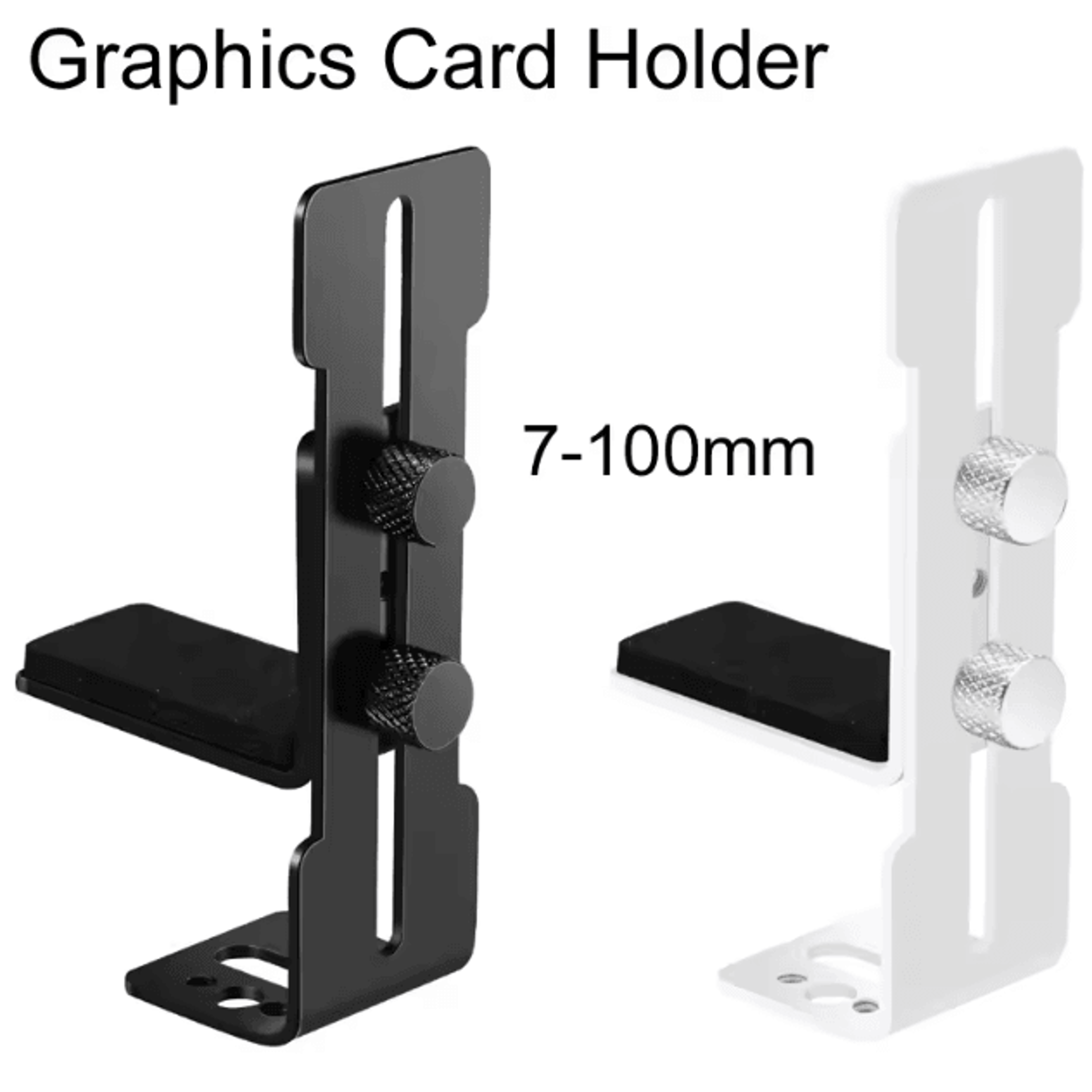 FlexiGuard Adjustable Graphics Card Holder  HeightAdjustable GPU Support Bracket For ITX  ATX PC Ca 0