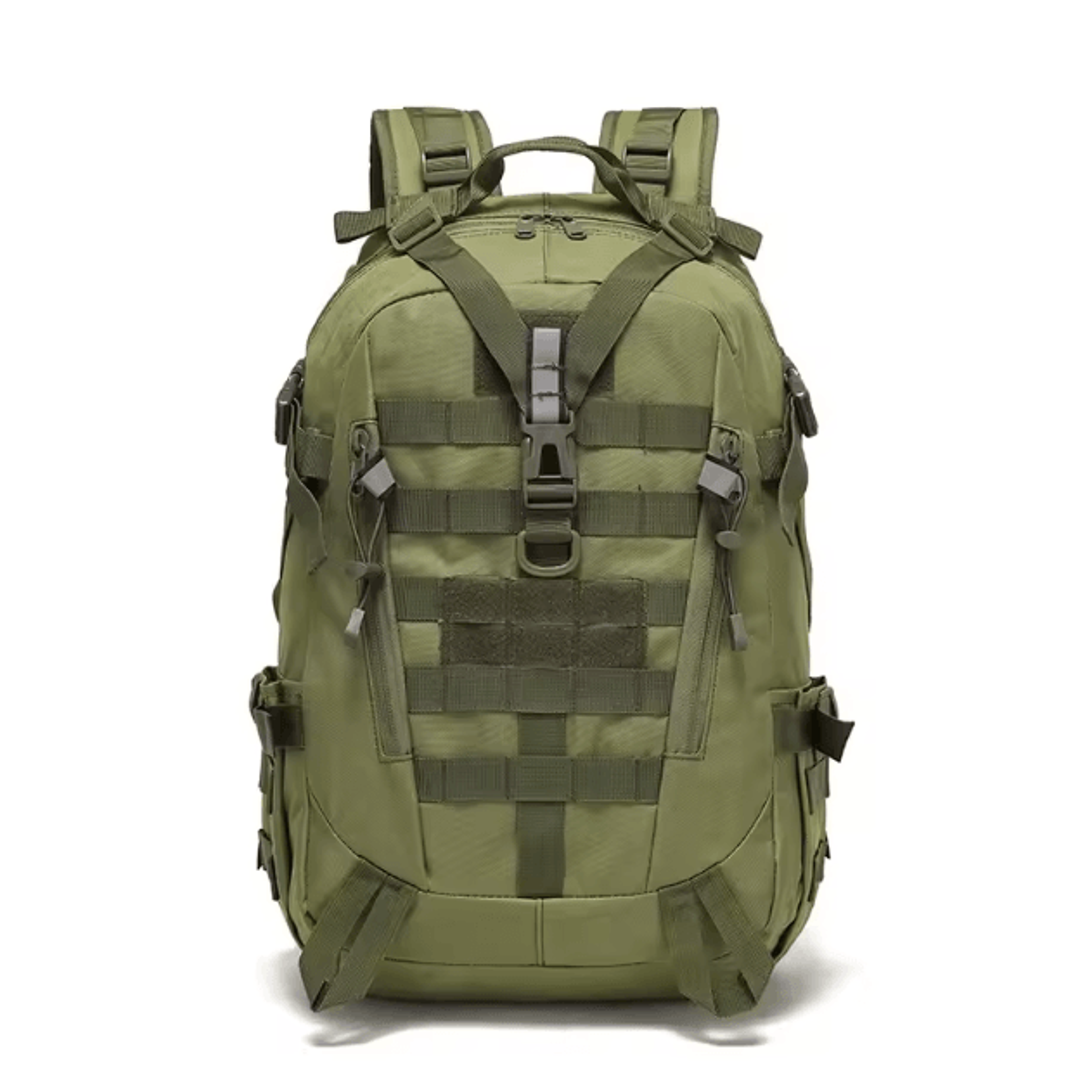 Sentinel Tactical Reflective Backpack  MOLLE Outdoor Rucksack For Hiking Camping  Travel 9