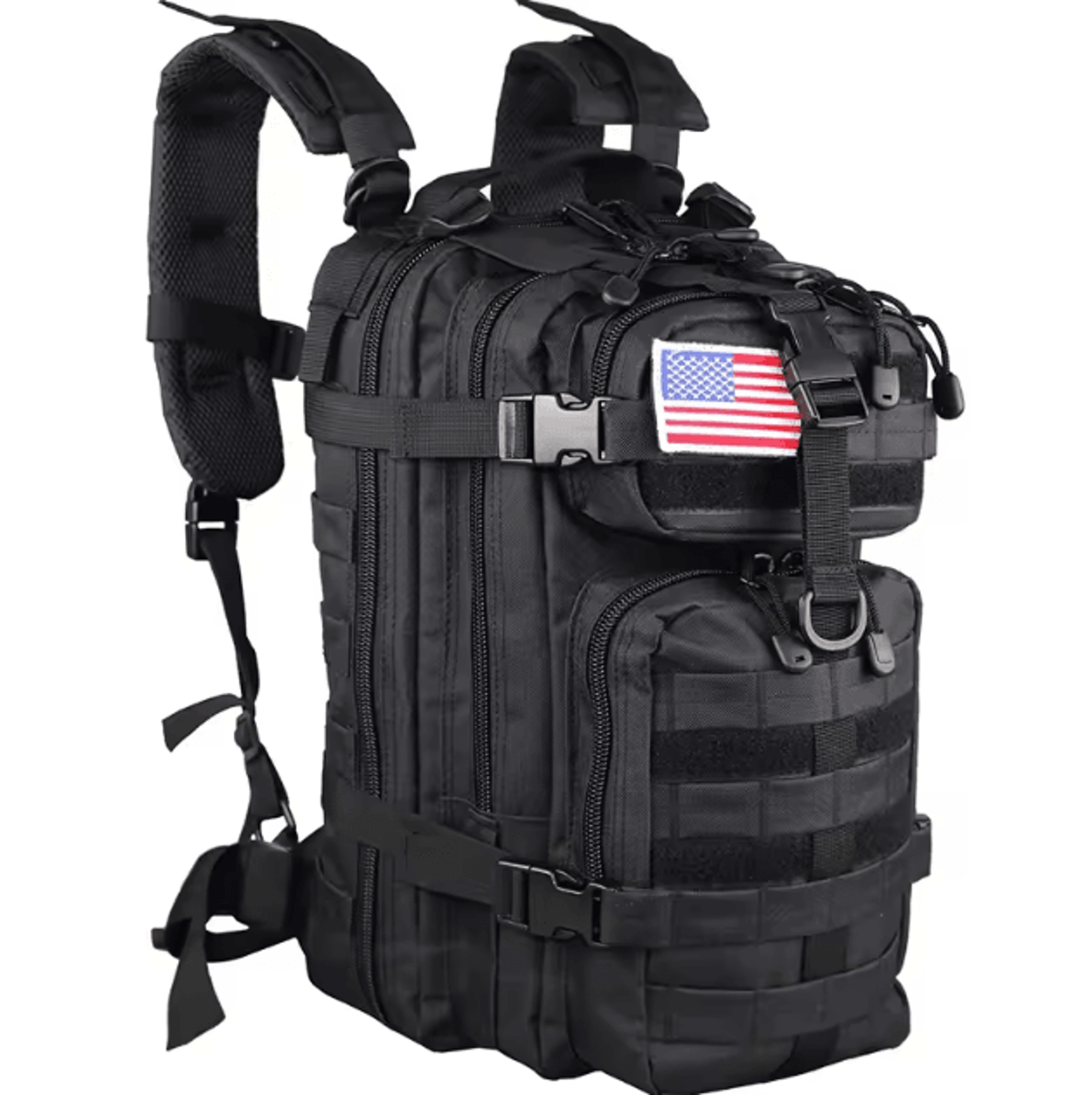 LQARMY 35L Tactical Backpack  MOLLE Assault Rucksack For Travel Camping  Hiking 0