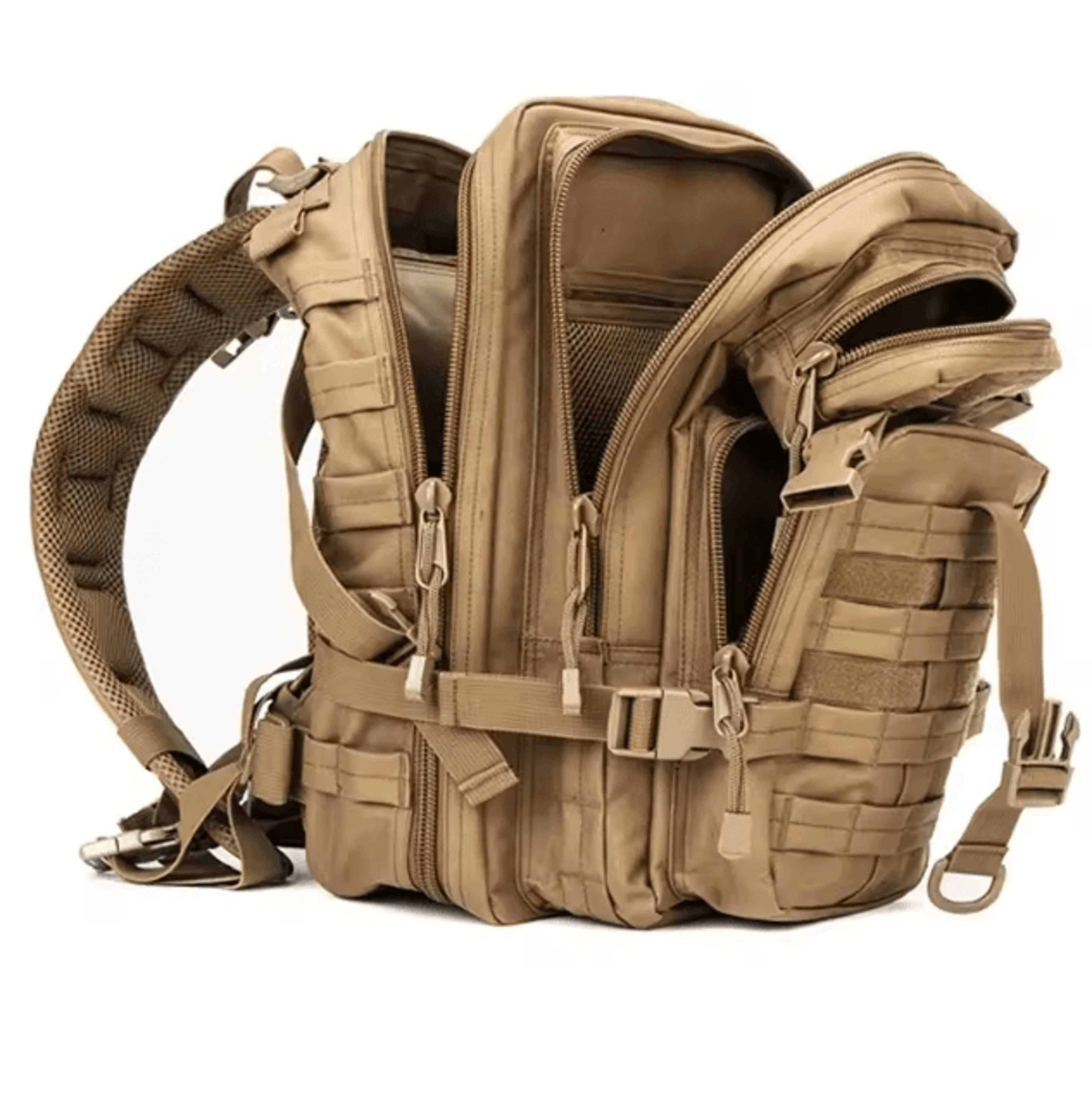 LQARMY 35L Tactical Backpack  MOLLE Assault Rucksack For Travel Camping  Hiking 6
