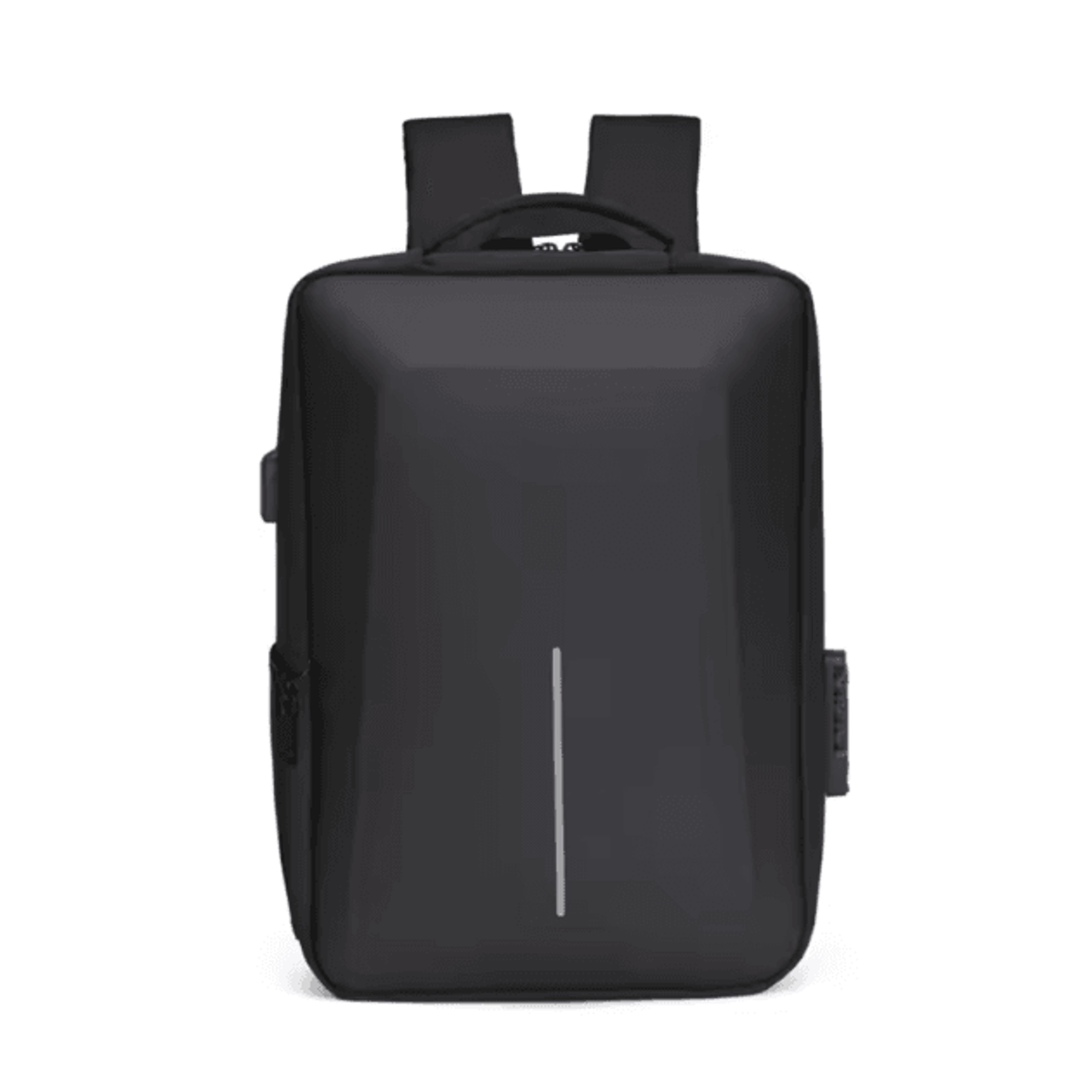Fortress Hard Shell AntiTheft Backpack  HighCapacity Travel  USB Charging Business Laptop Bag For M 5