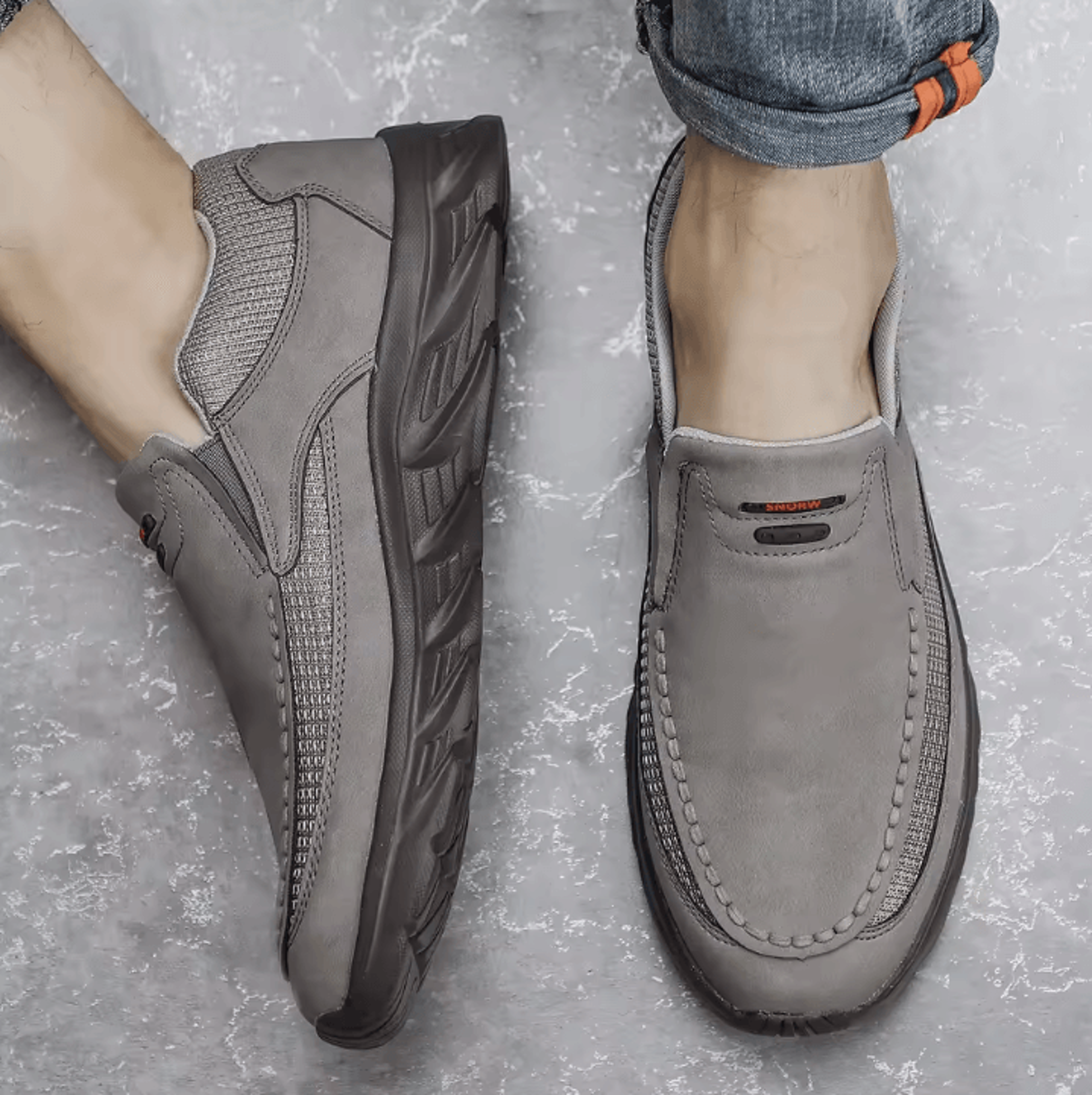 Men Leather Casual Shoes Comfortable Breathable Walking Sneakers And Loafers 4