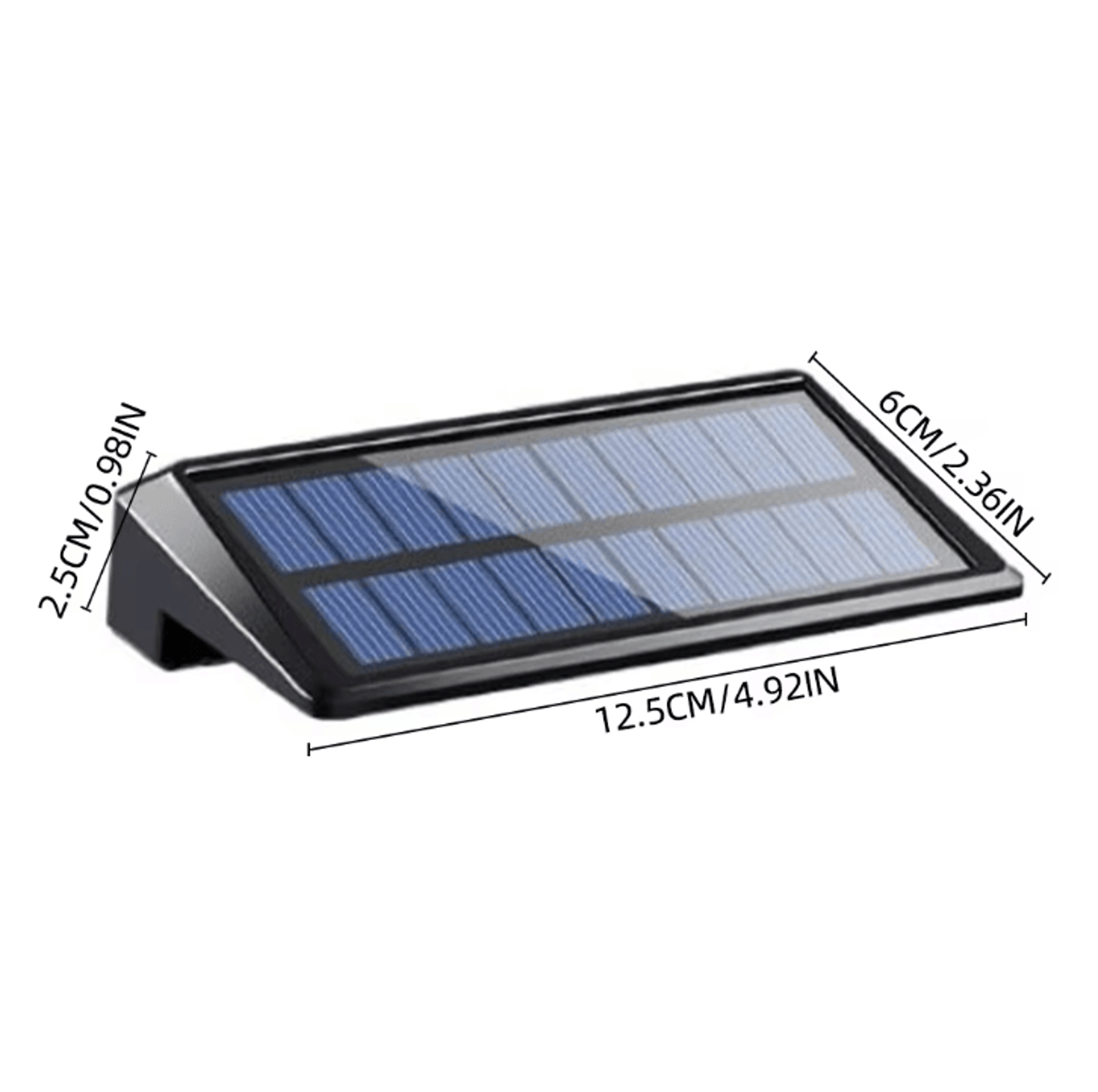 2 Pack Solar Fence Lights Outdoor Solar Wall Lights IP44 Waterproof For Backyard Deck Porch Step Li 5