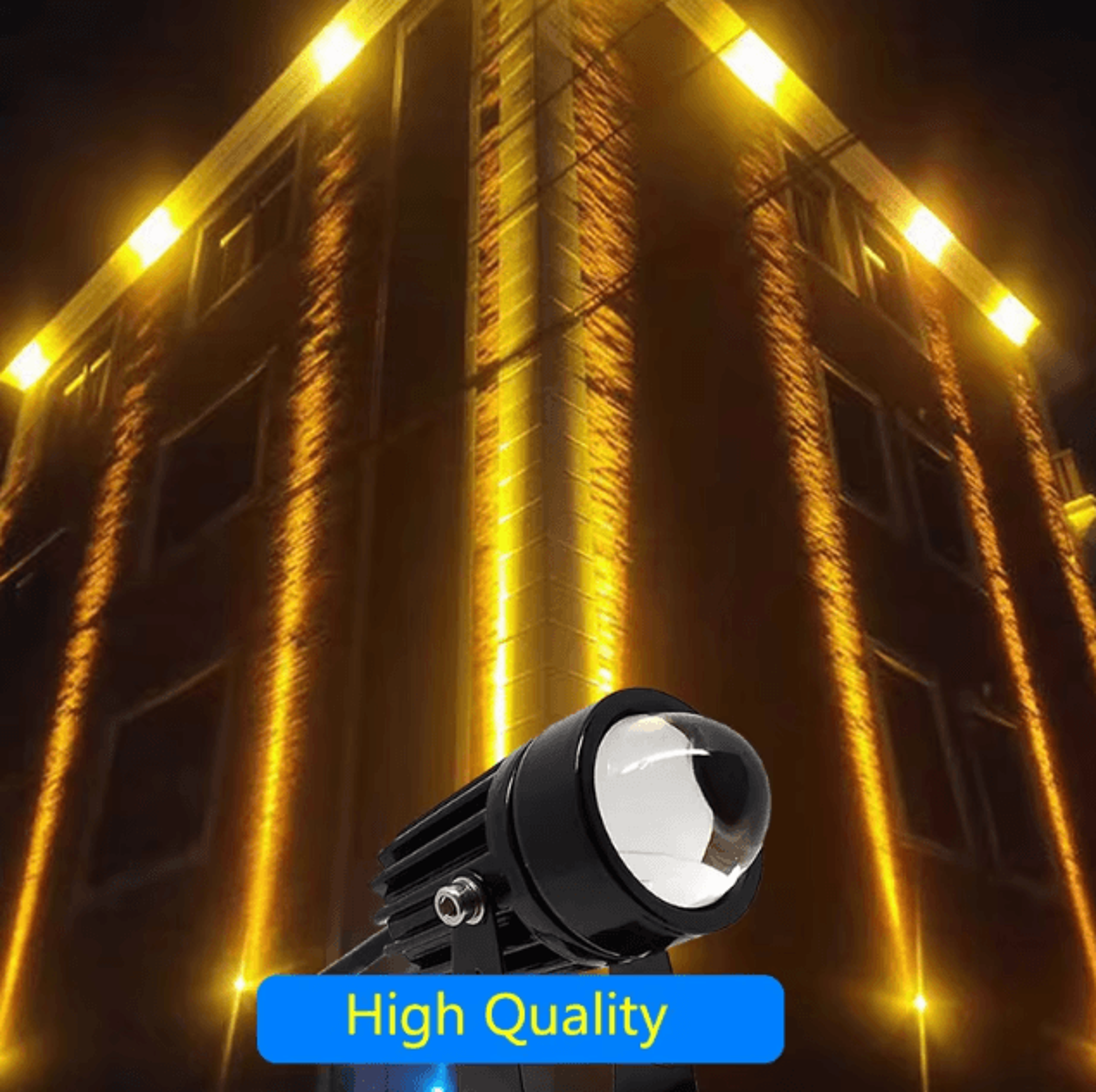 Outdoor LED Wall Spotlight Waterproof AC110V 220V Colored Beam Landscape Lighting 1