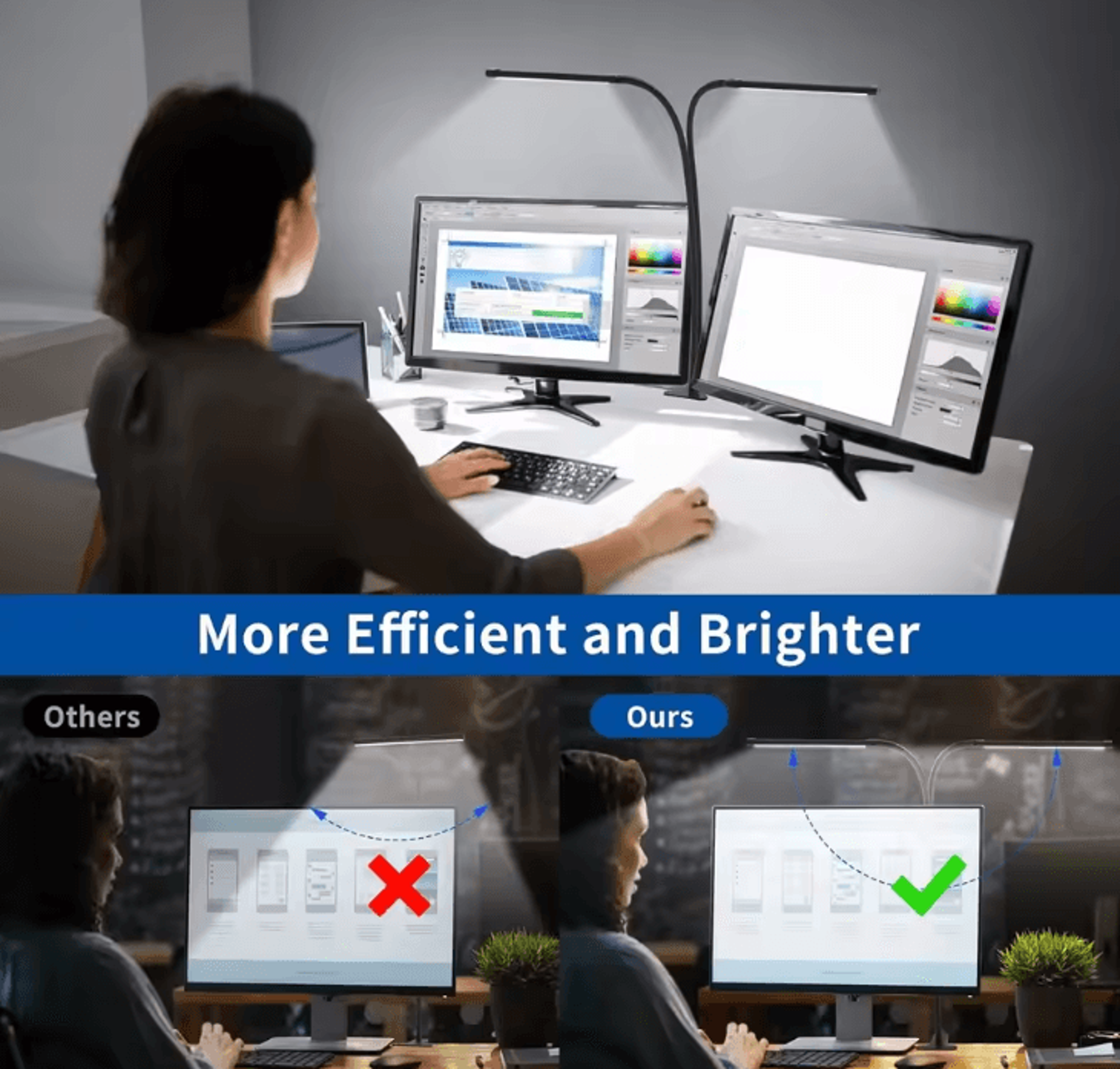 Portable Foldable Clip On LED Desk Lamp With Timer For Study Reading And Office 2
