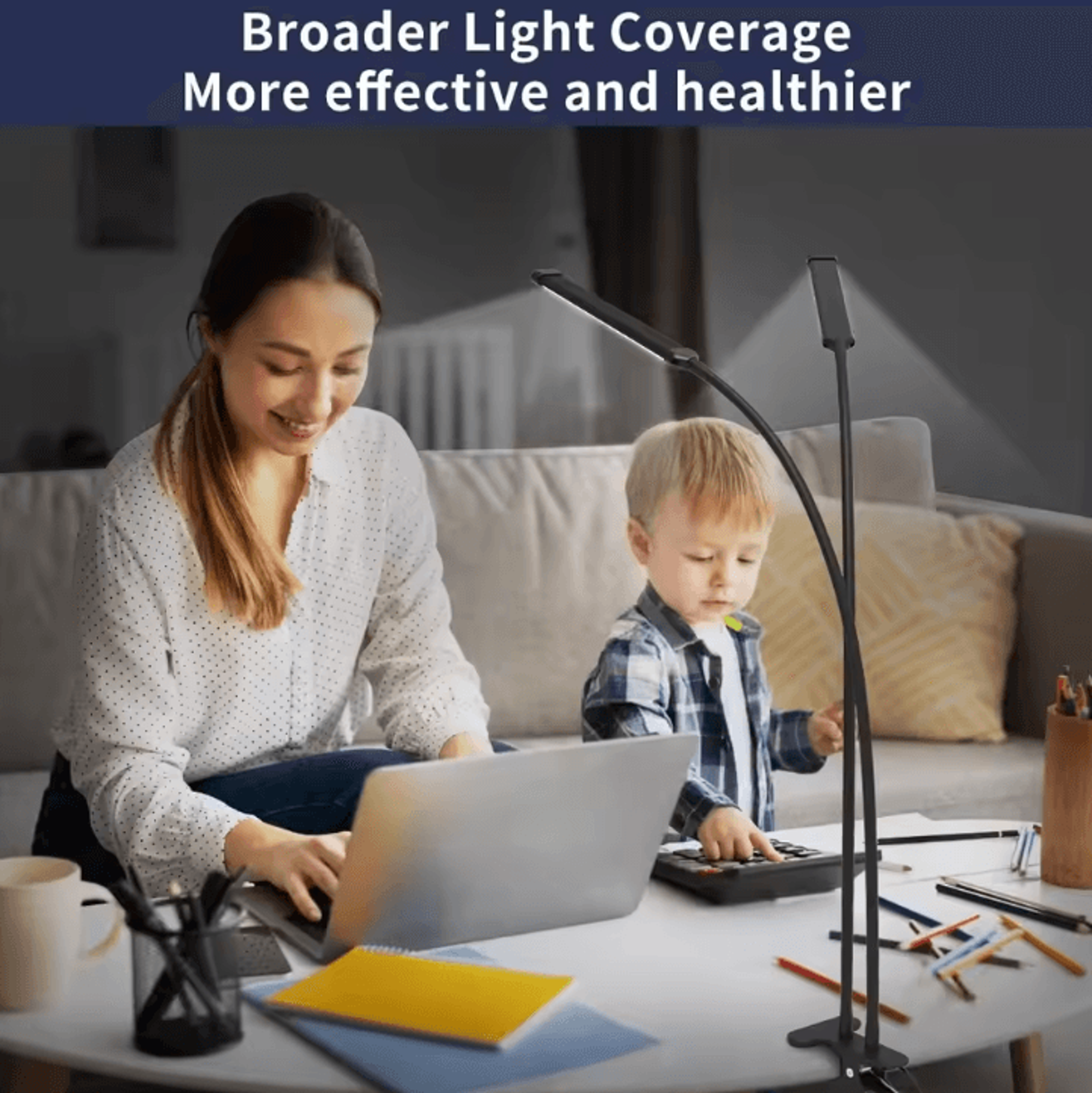 Portable Foldable Clip On LED Desk Lamp With Timer For Study Reading And Office 4