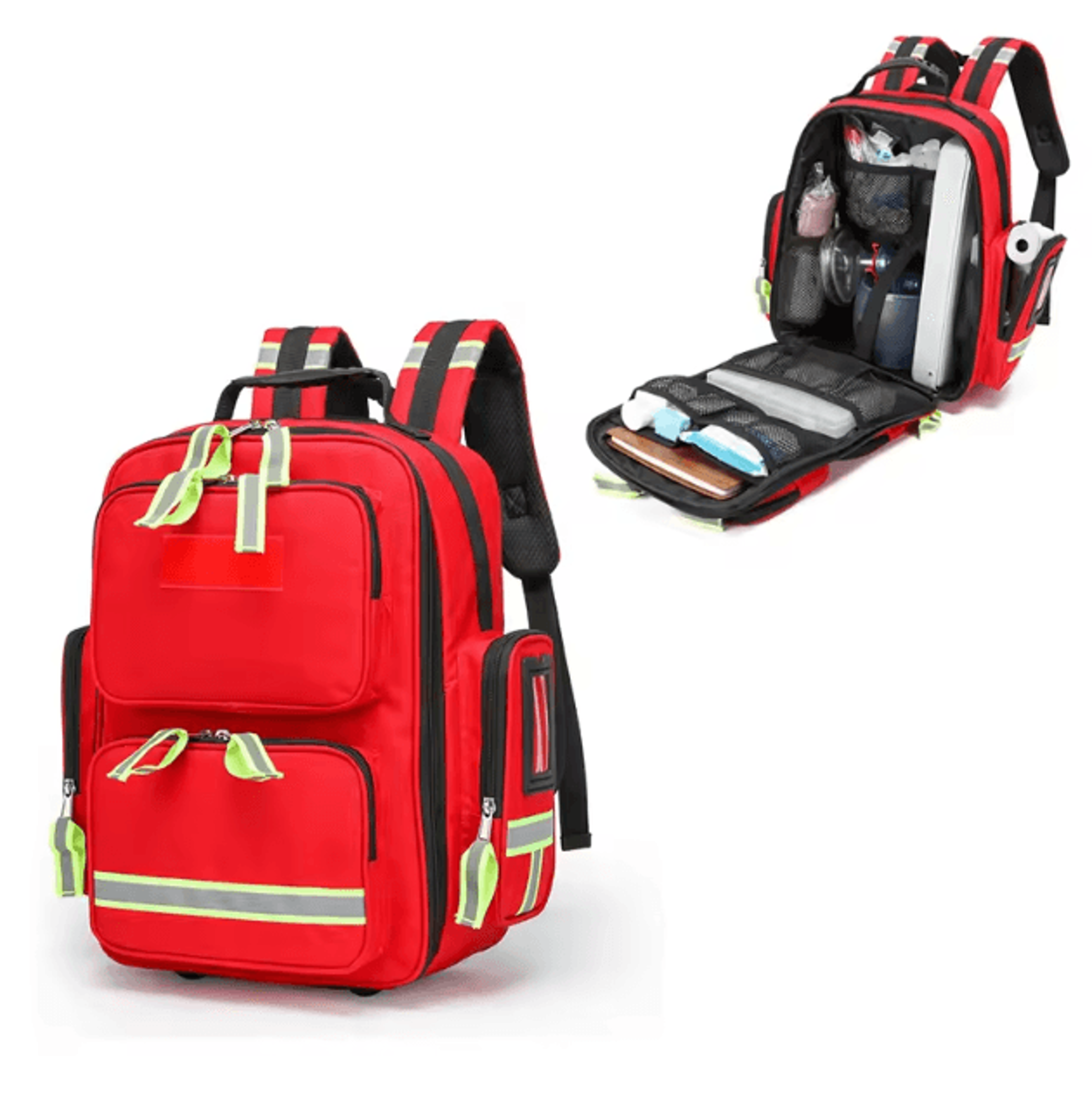 Large Capacity Emergency Rescue Backpack  Outdoor Survival First Aid Kit  Medical Storage System 1