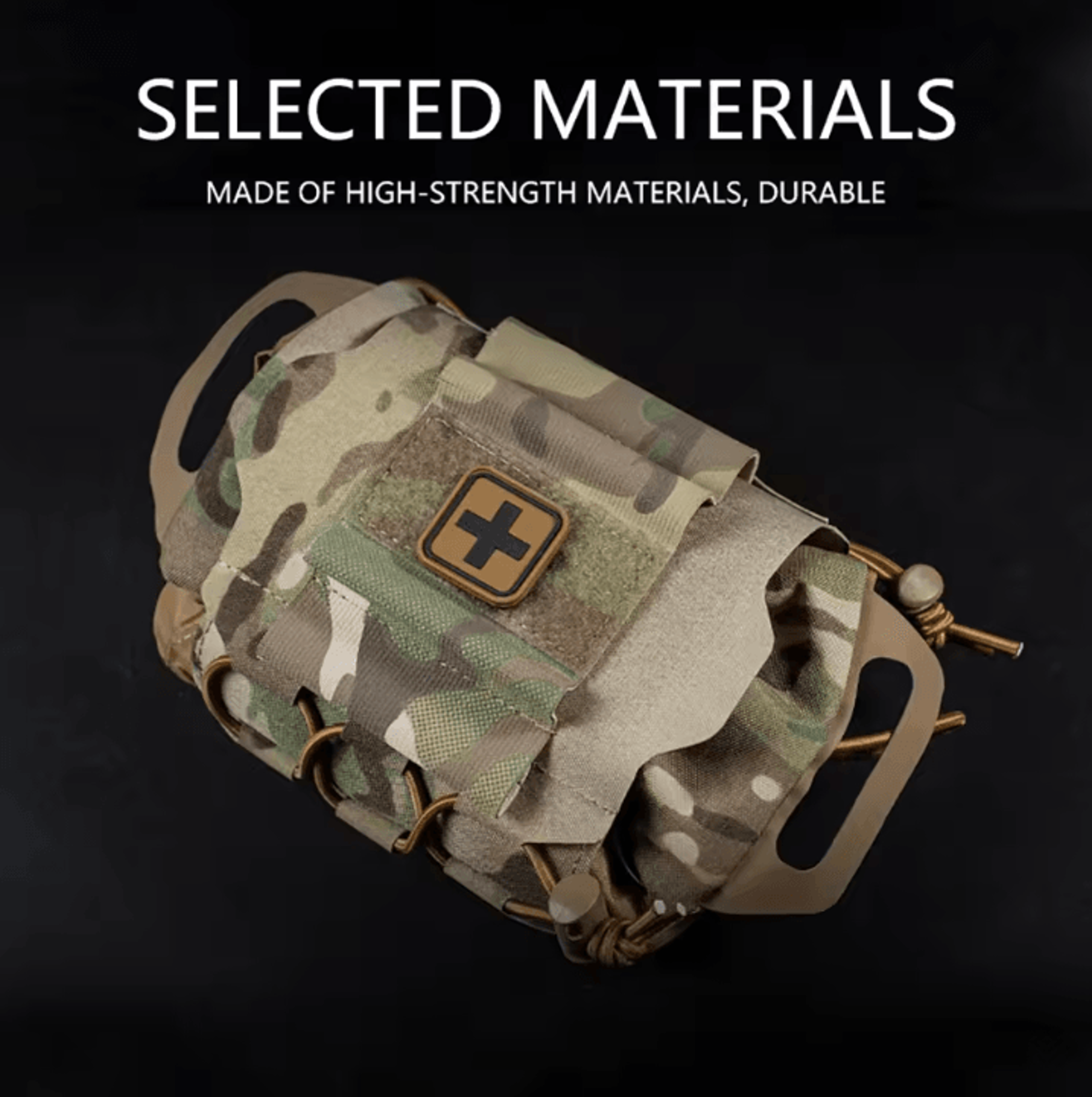 Tactical IFAK First Aid Kit  MOLLE Medical Emergency Survival Pouch For Outdoor Hunting  Rapid Resp 1