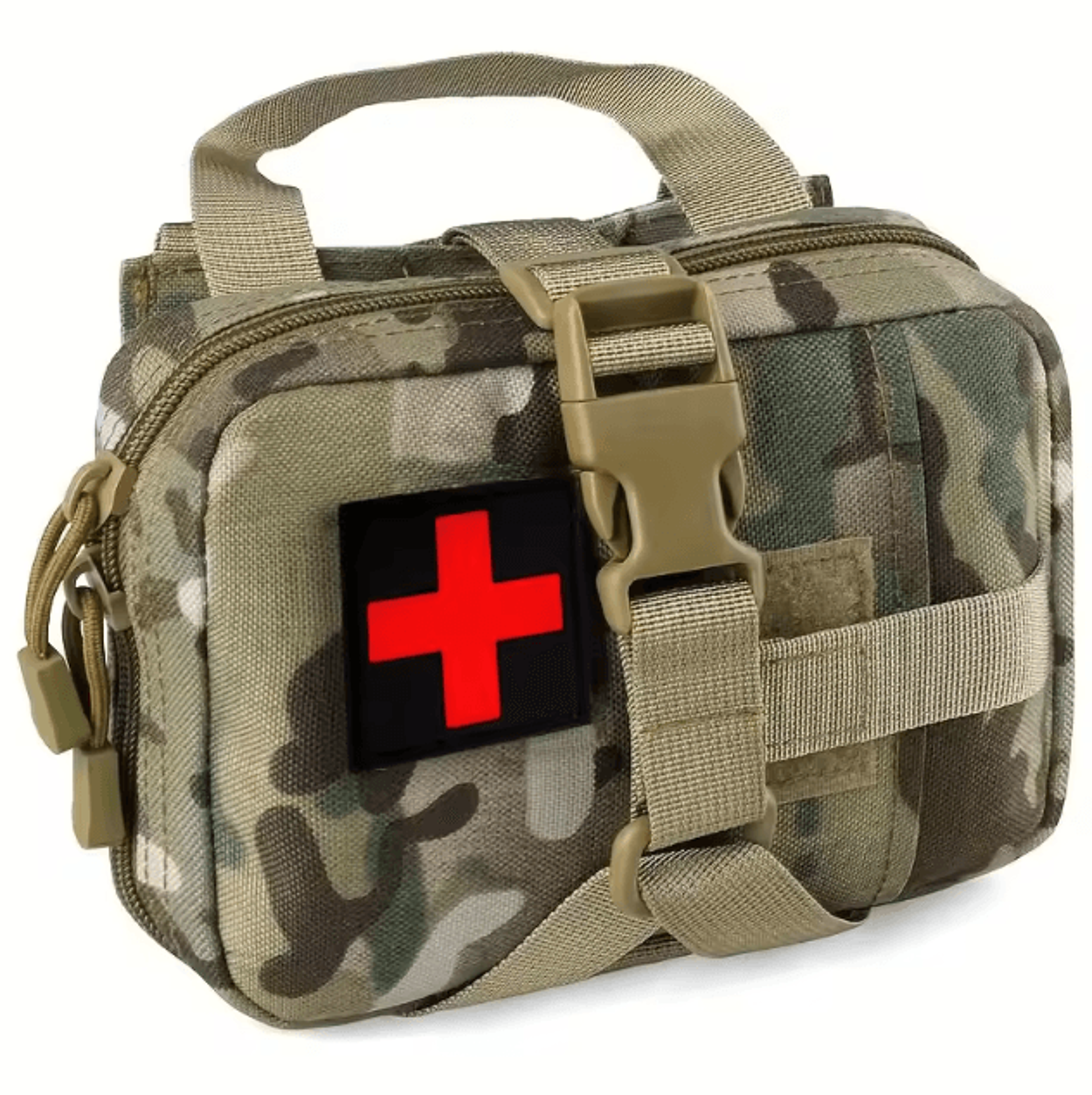 Tactical Upgraded IFAK First Aid Kit  TearAway Emergency Survival Pack For Travel Hiking  Camping 4