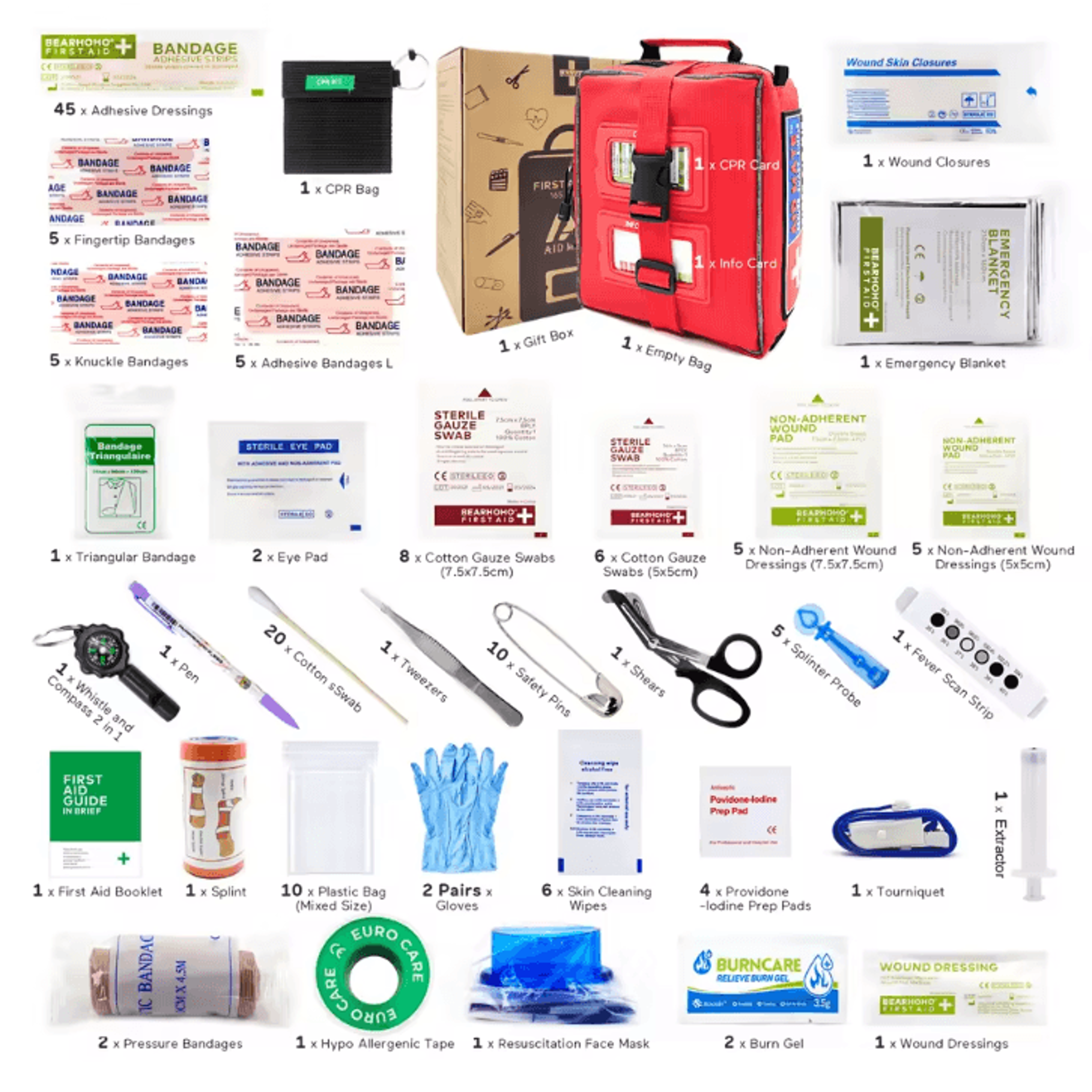 MOLLE Waterproof IFAK First Aid Kit  Tactical Medical Survival Bag For Hiking Camping  Travel 1