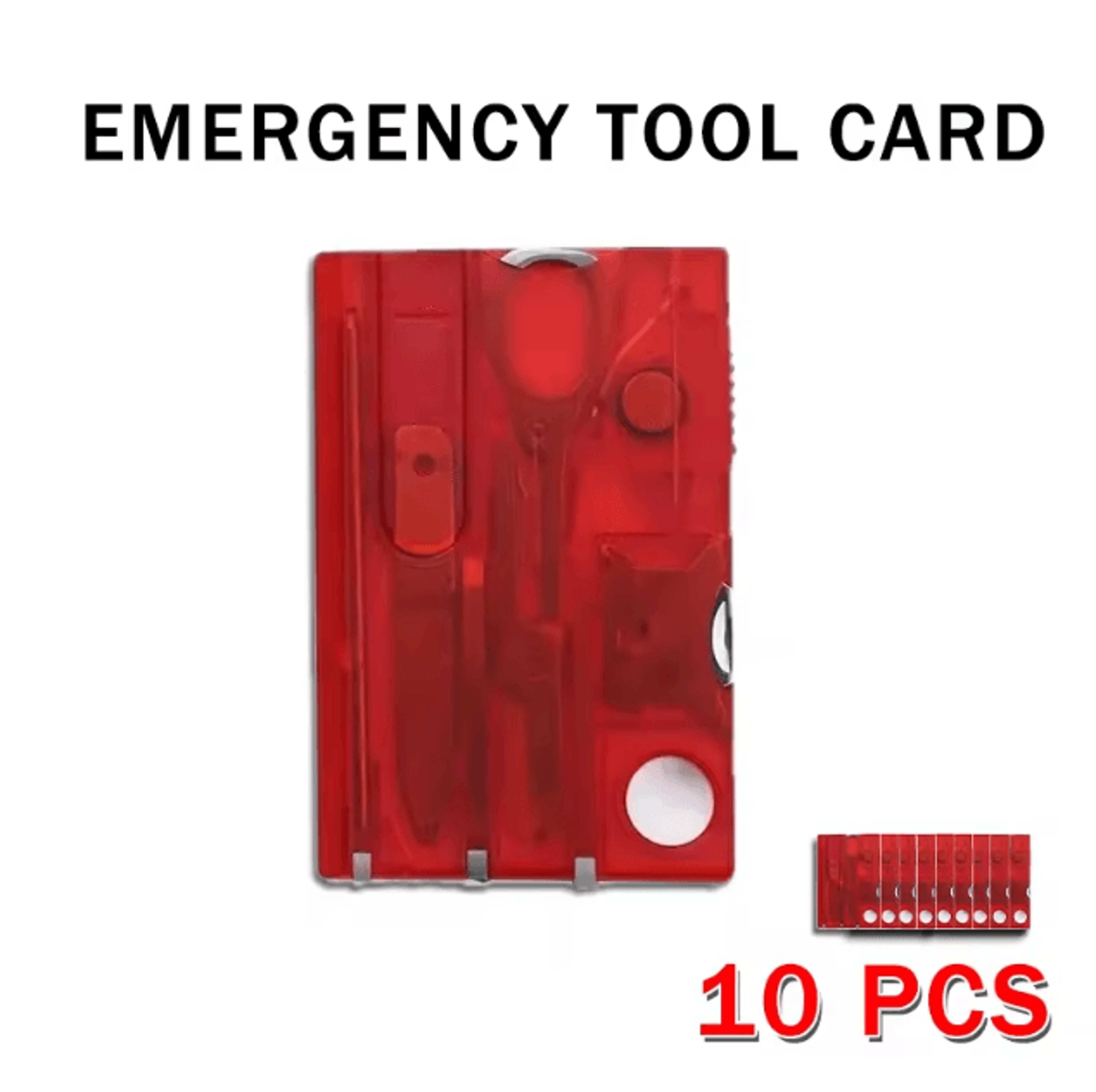 MultiTool Survival Card  Portable Swiss Army Style Wallet Tool For Camping Emergency  Outdoor Repai 11