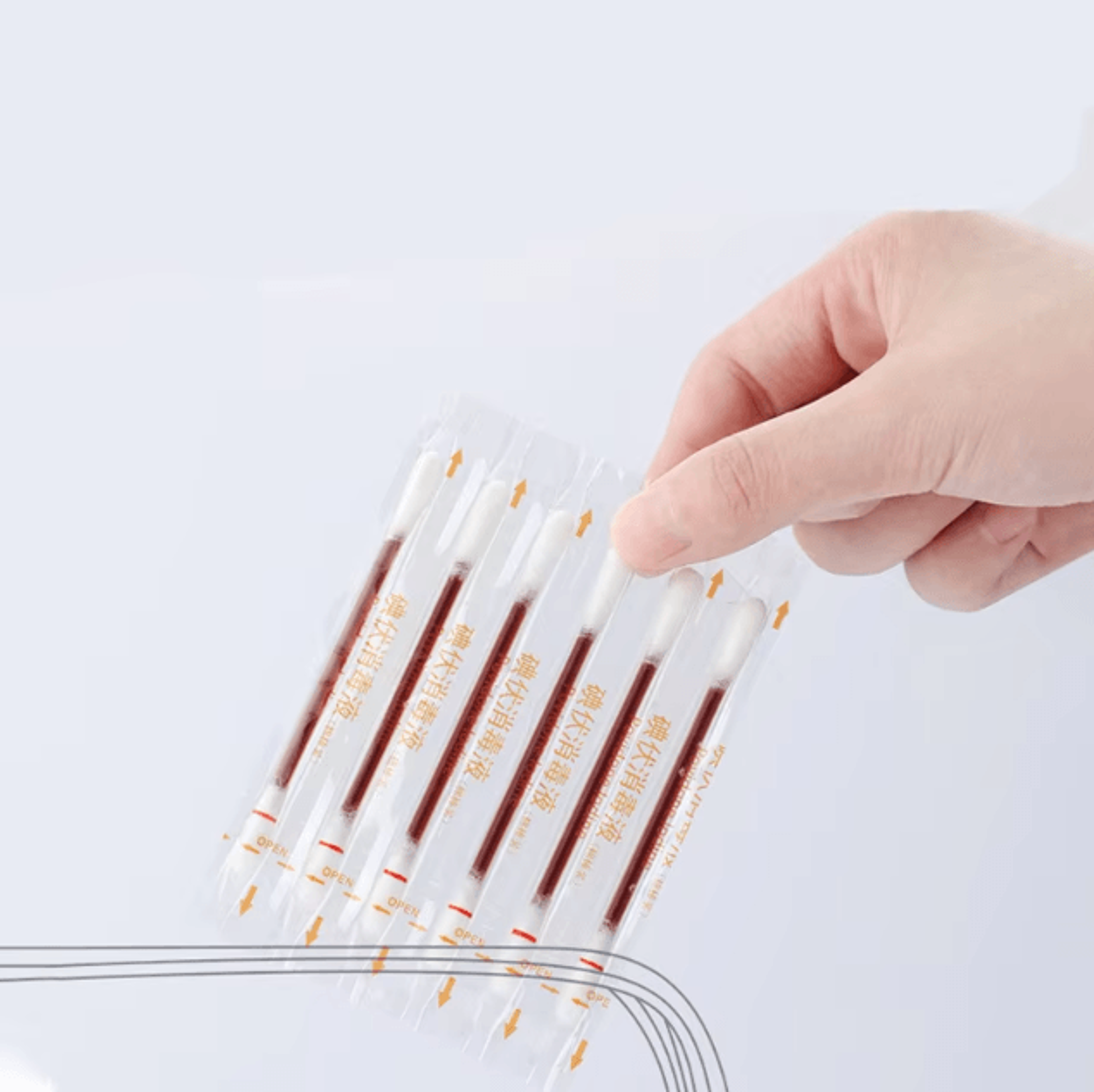 Portable Iodine Disinfectant Cotton Swabs  Individually Packed Iodophor Antiseptic Swabs For First  1