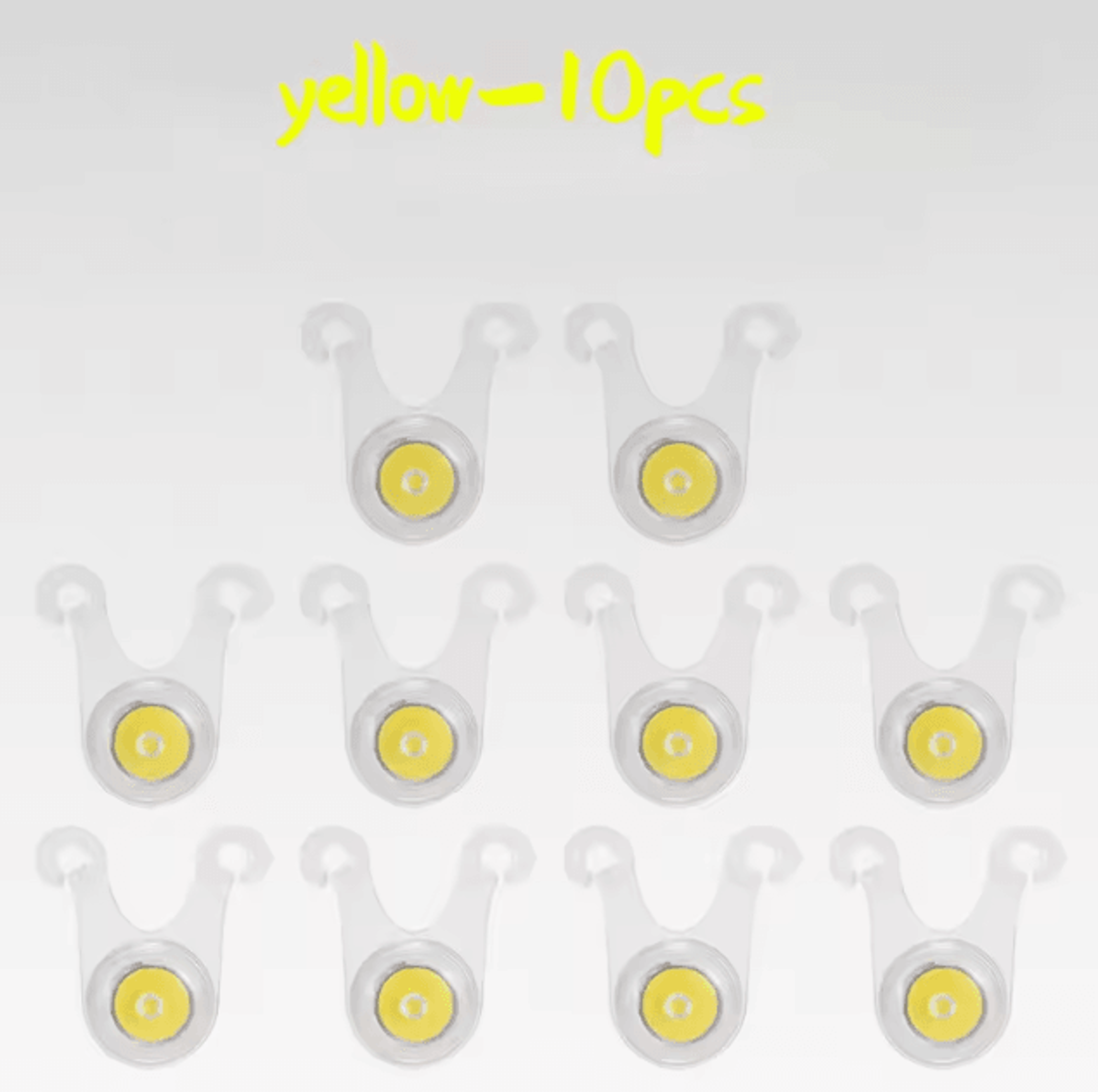Waterproof LED Tent Rope Lights  10Pack Camping Rope Guard Lights For Tent Lines Fishing  Night Saf 8