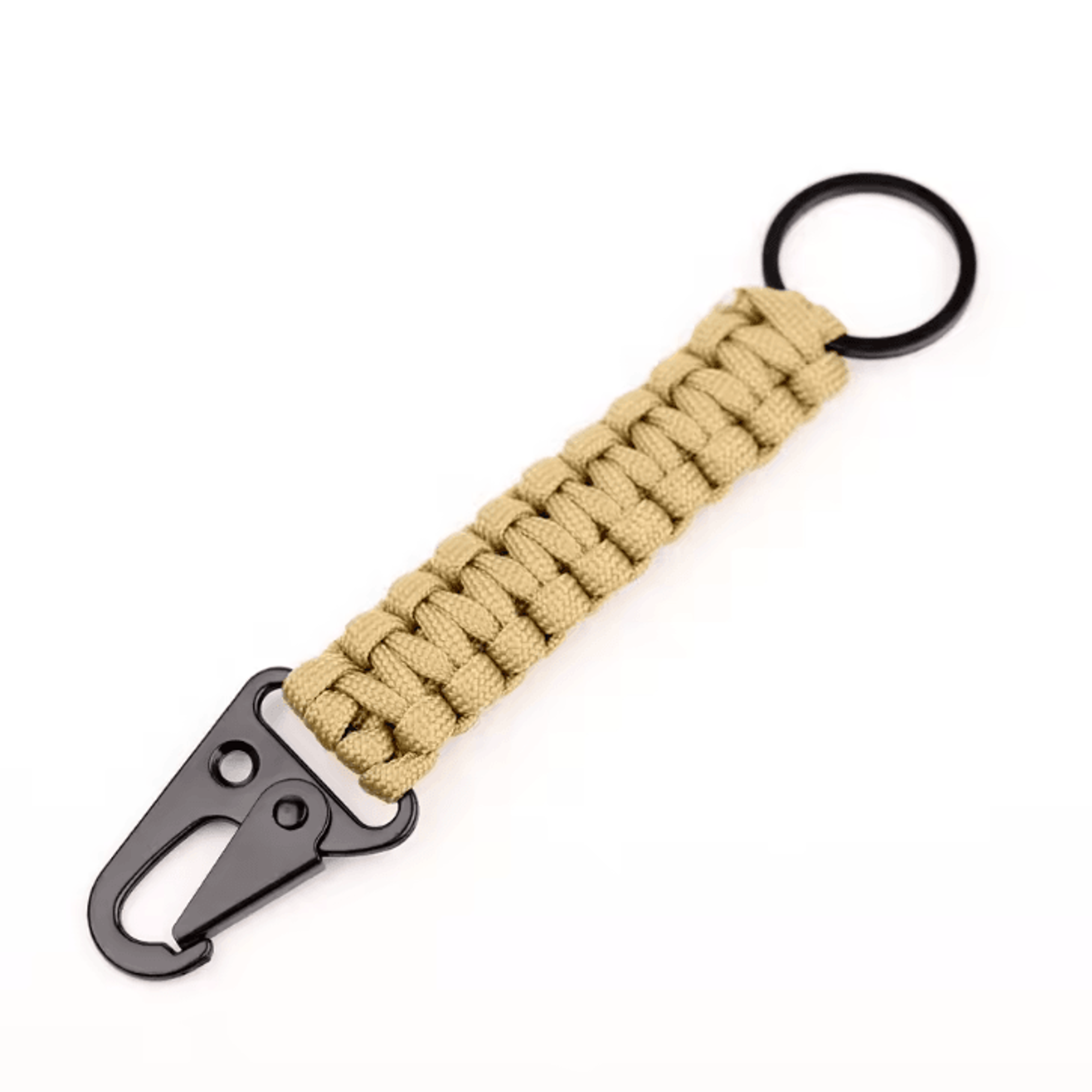 Military Paracord Keychain Carabiner  Braided Paracord Survival Keychain With Bottle Opener For Cam 6