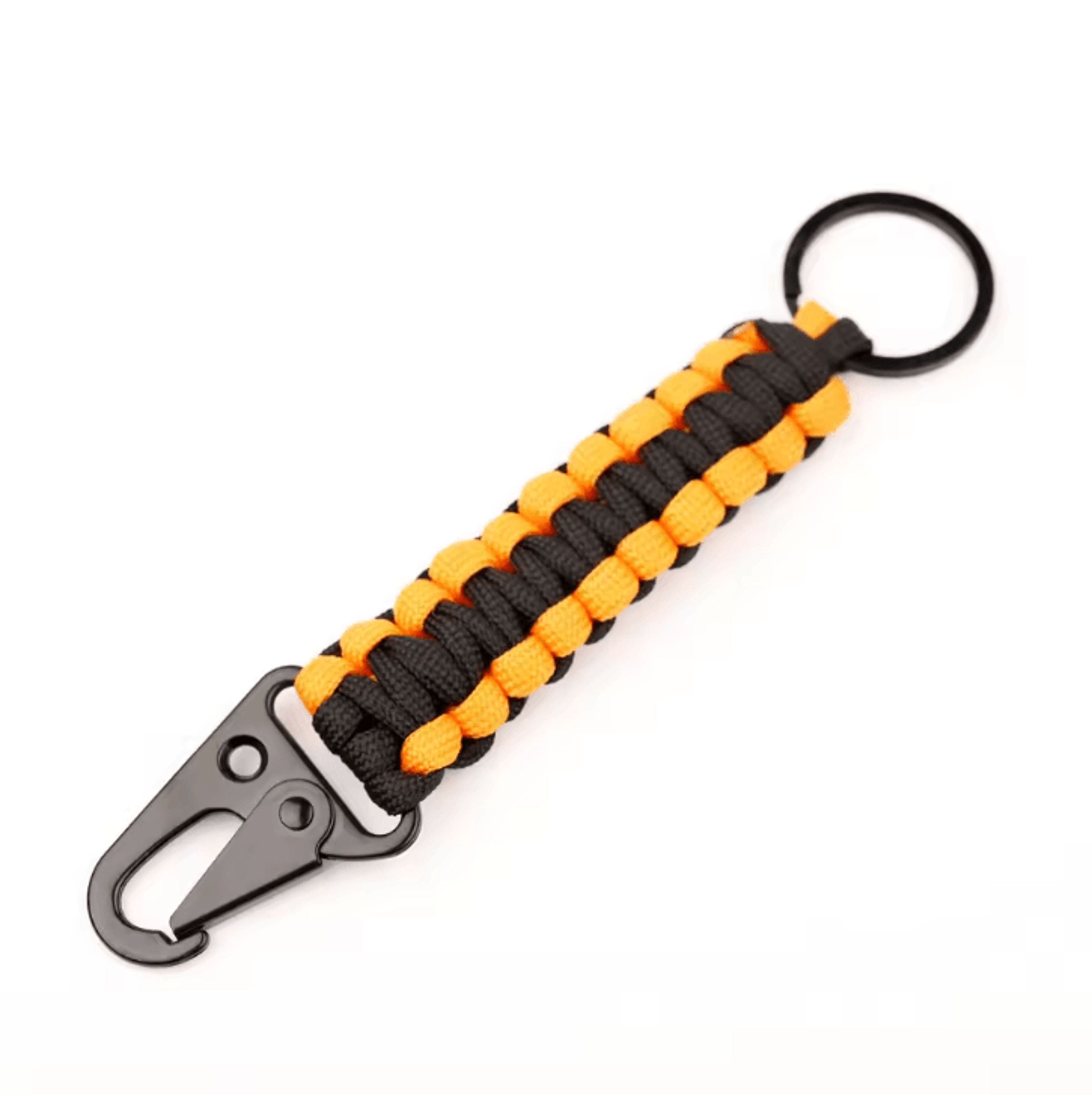 Military Paracord Keychain Carabiner  Braided Paracord Survival Keychain With Bottle Opener For Cam 10
