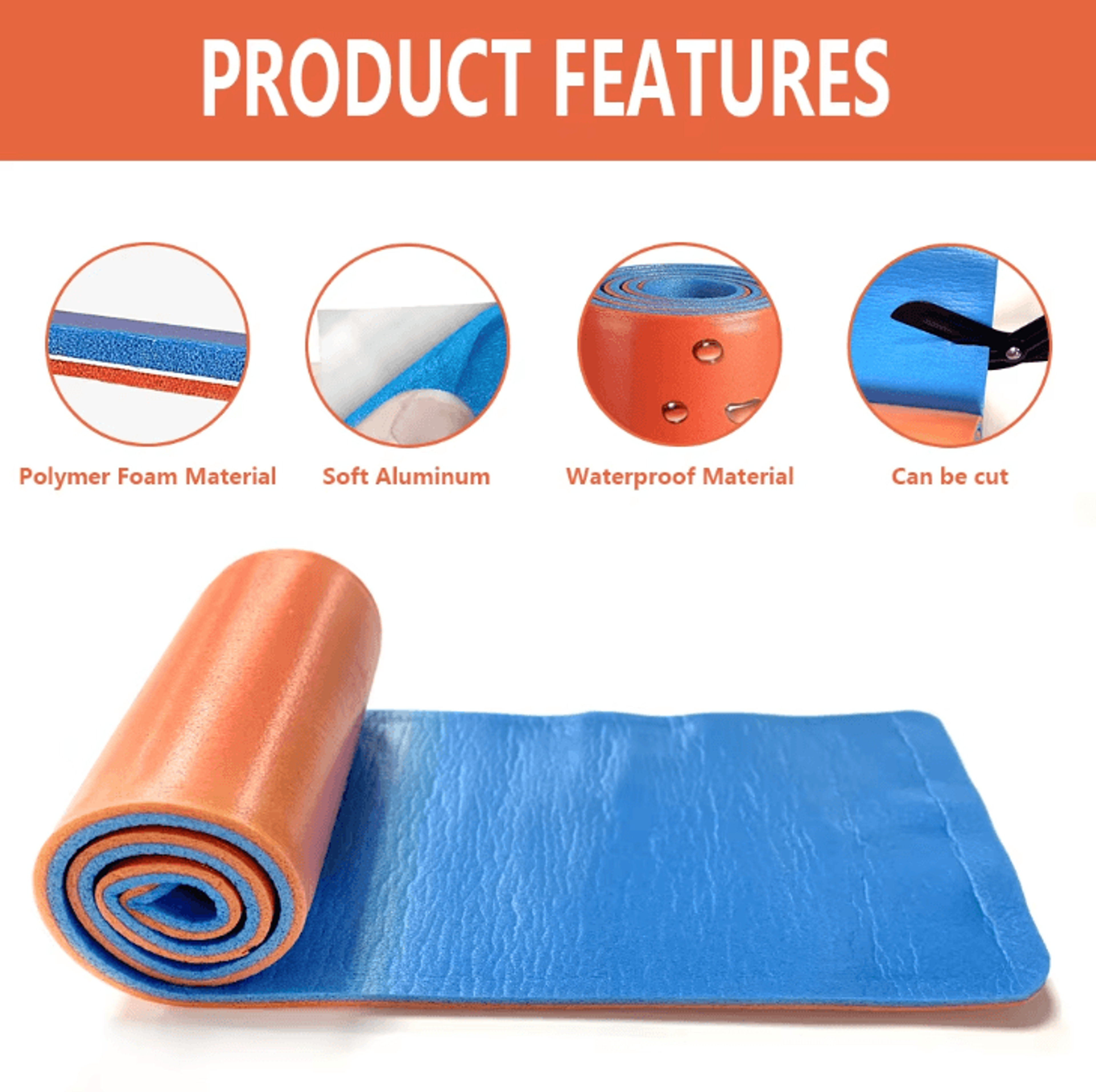 Universal Aluminum Splint Roll  Moldable Emergency Medical Splint For Camping Travel  Survival Firs 1