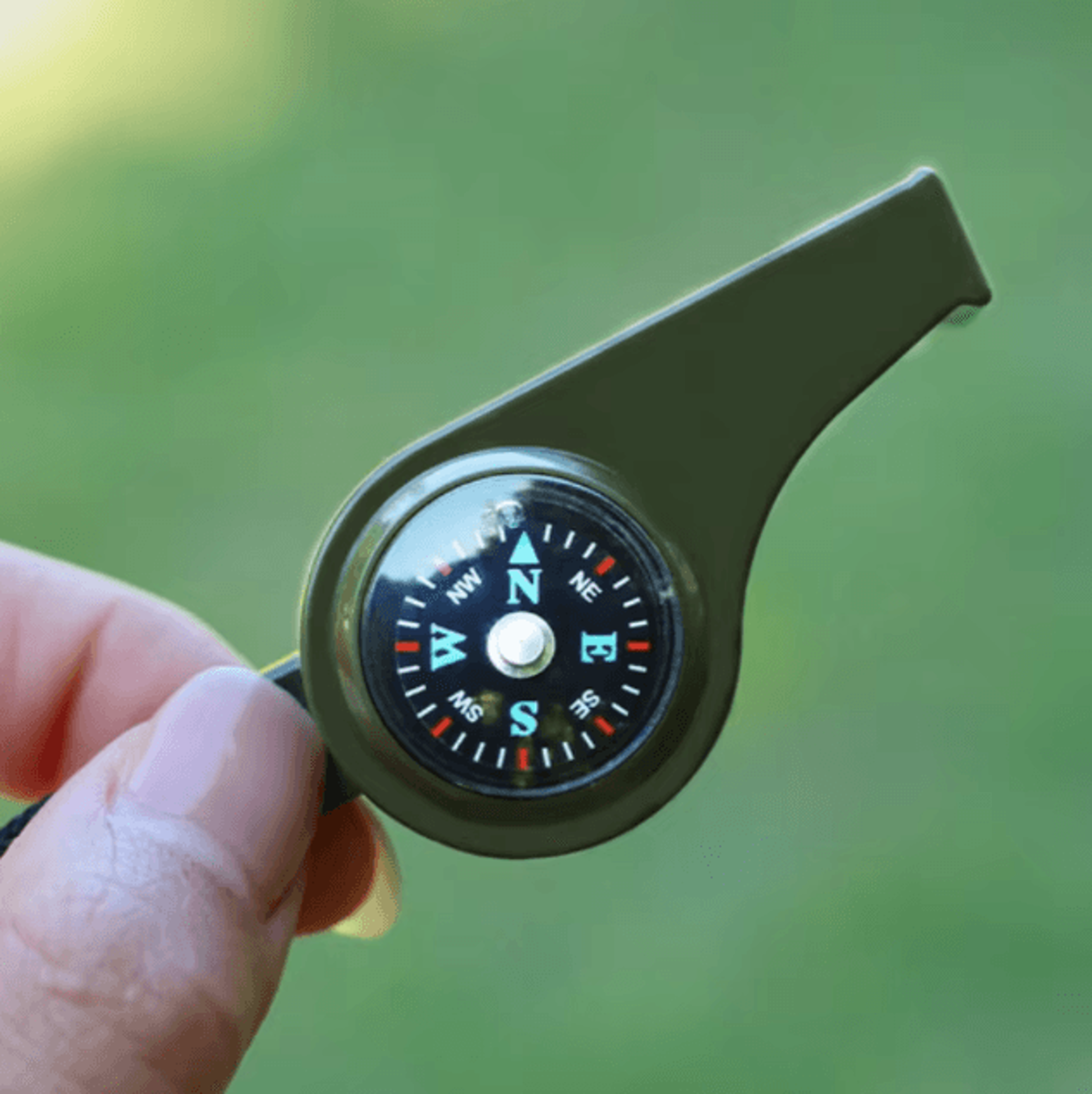 3 In 1 Survival Whistle Compass Thermometer Emergency Outdoor Safety Whistle Tool For Camping Hikin 5
