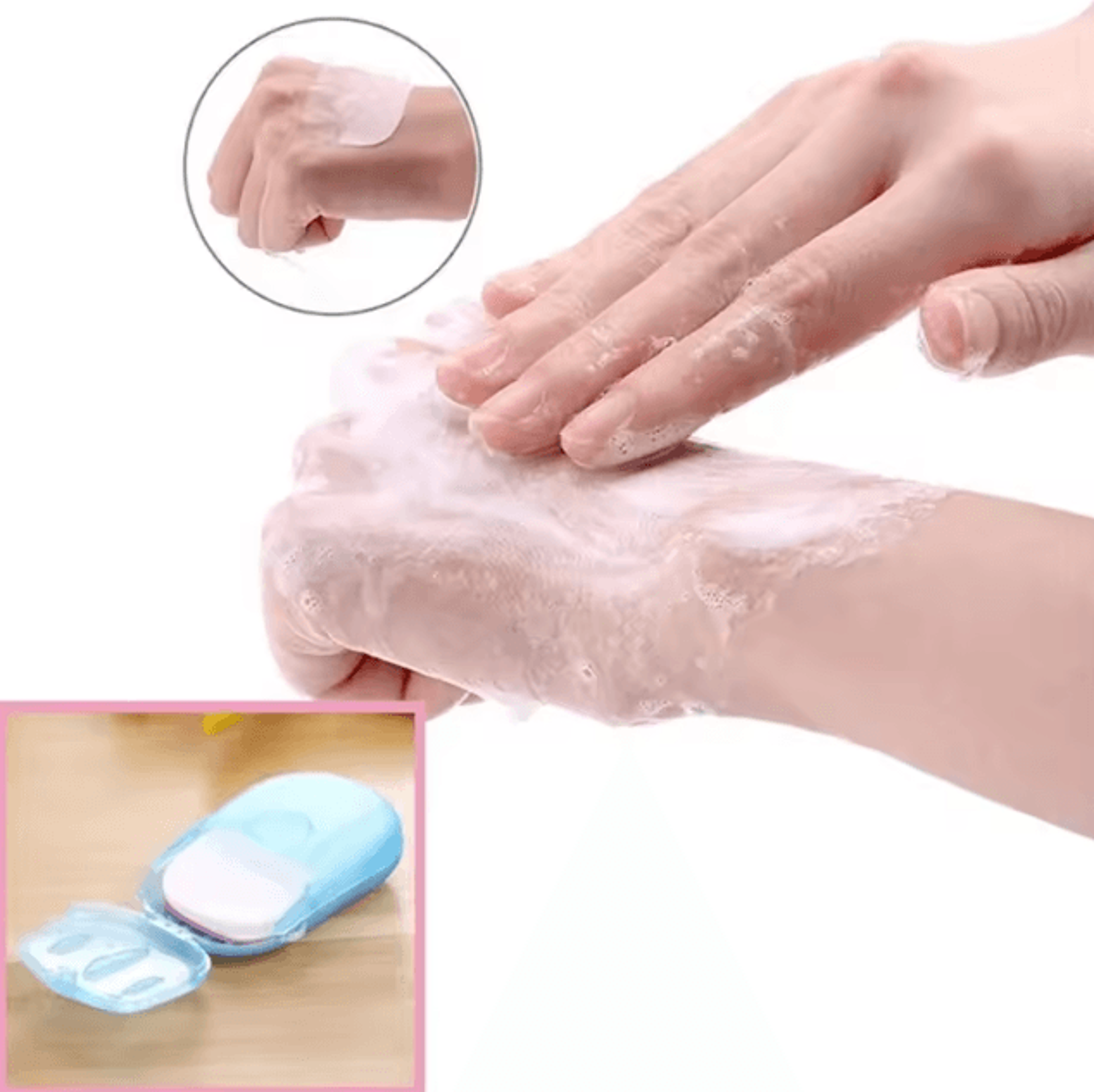 Portable Soap Paper Sheets Disposable Travel Soap Sheets Mini Hand Washing Soap For Camping Hiking  2