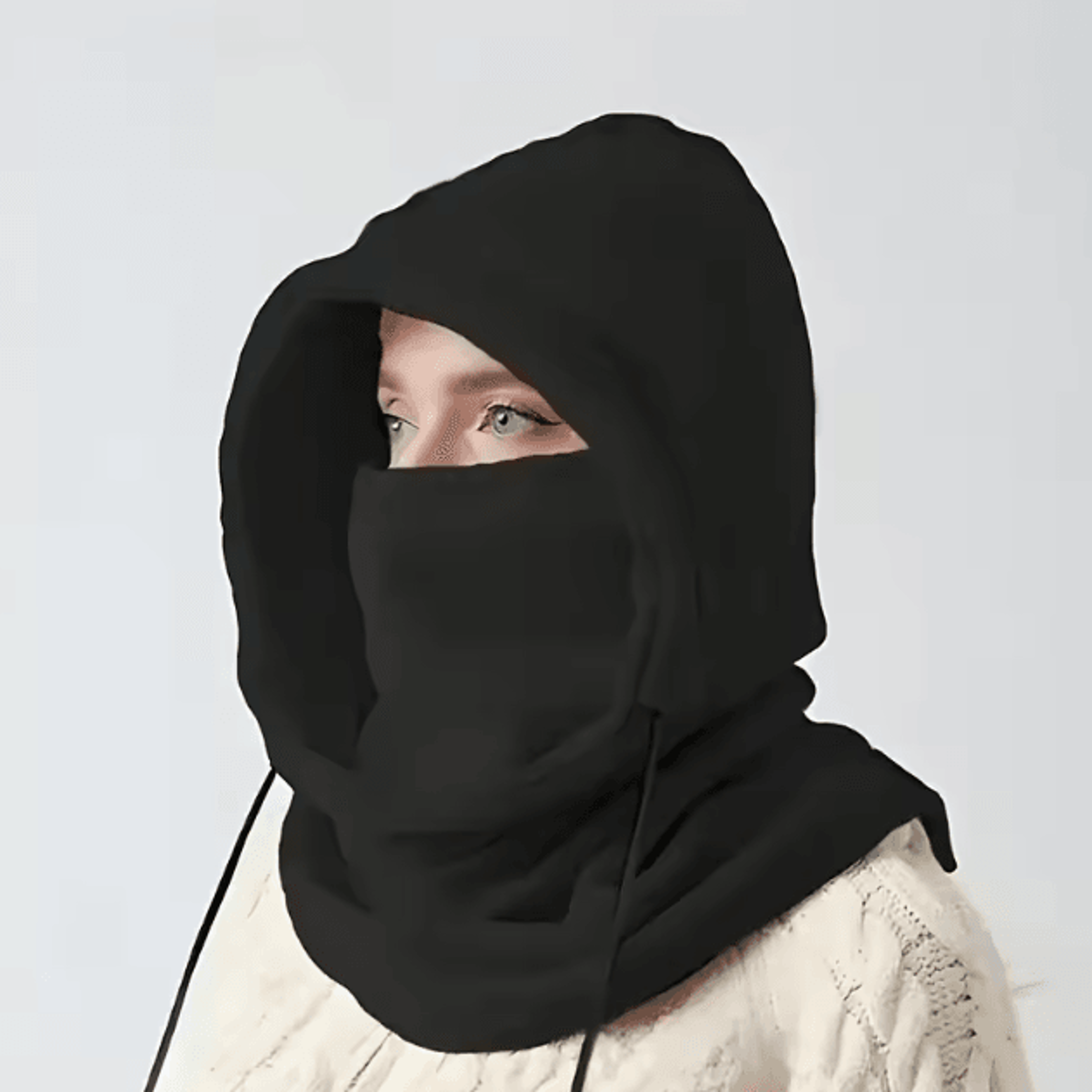 ThermaShield Knit Balaclava Hood  Windproof Winter Face Mask For Motorcycle  Outdoor Riding 4