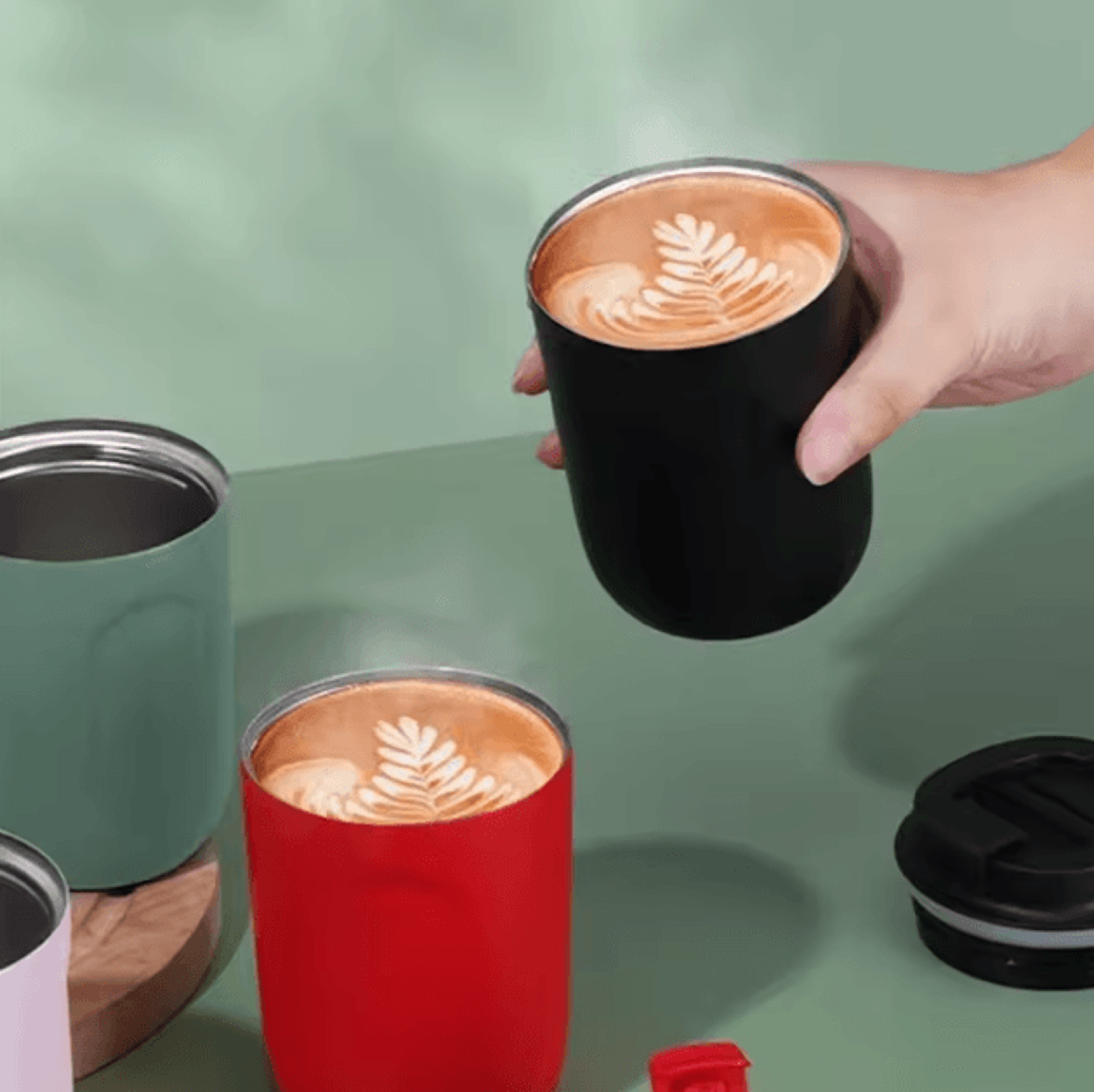 MiniTherm Stainless Steel Thermos Bottle  Compact Insulated Travel Mug For Coffee  Drinks 1