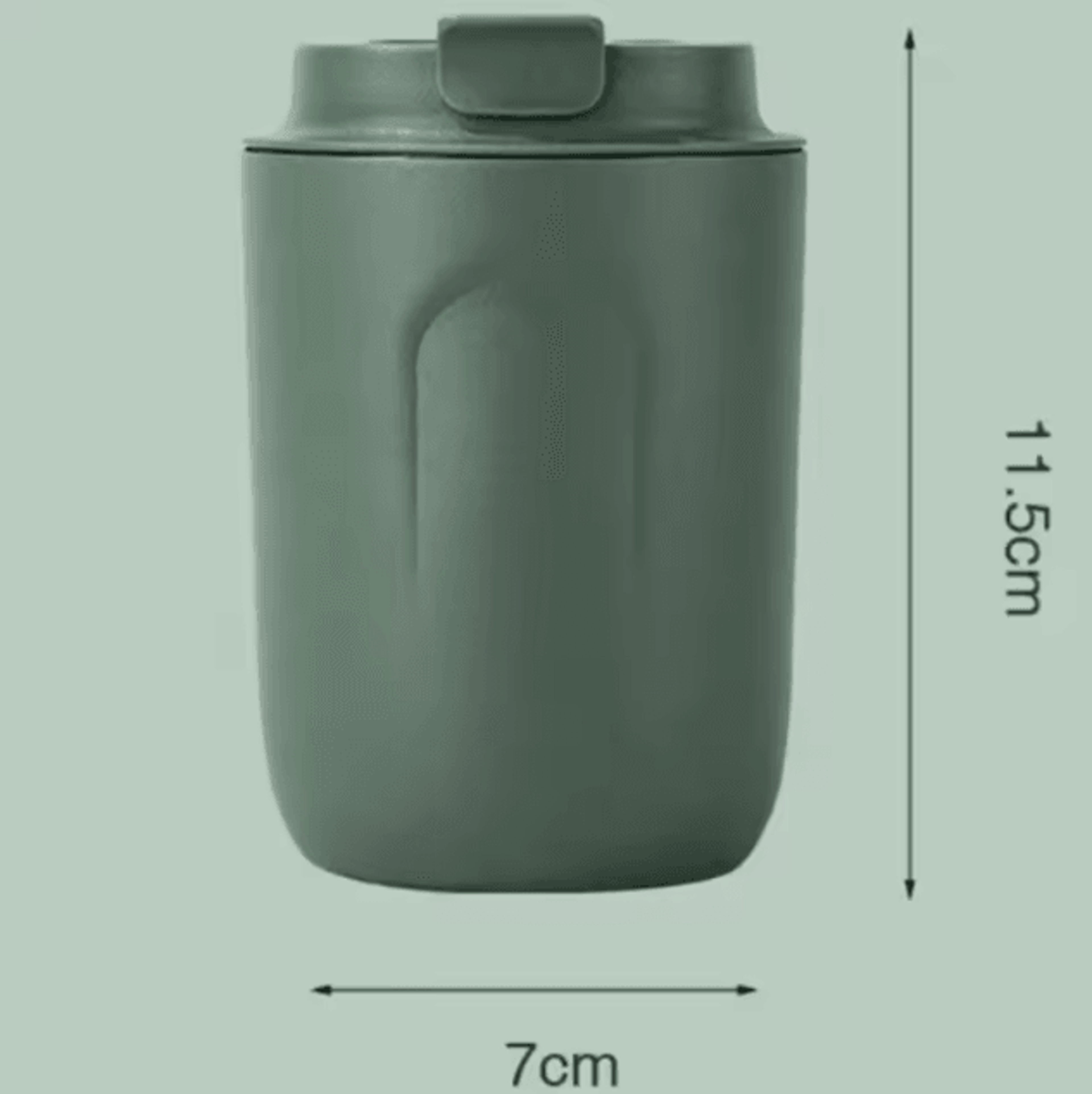 MiniTherm Stainless Steel Thermos Bottle  Compact Insulated Travel Mug For Coffee  Drinks 4