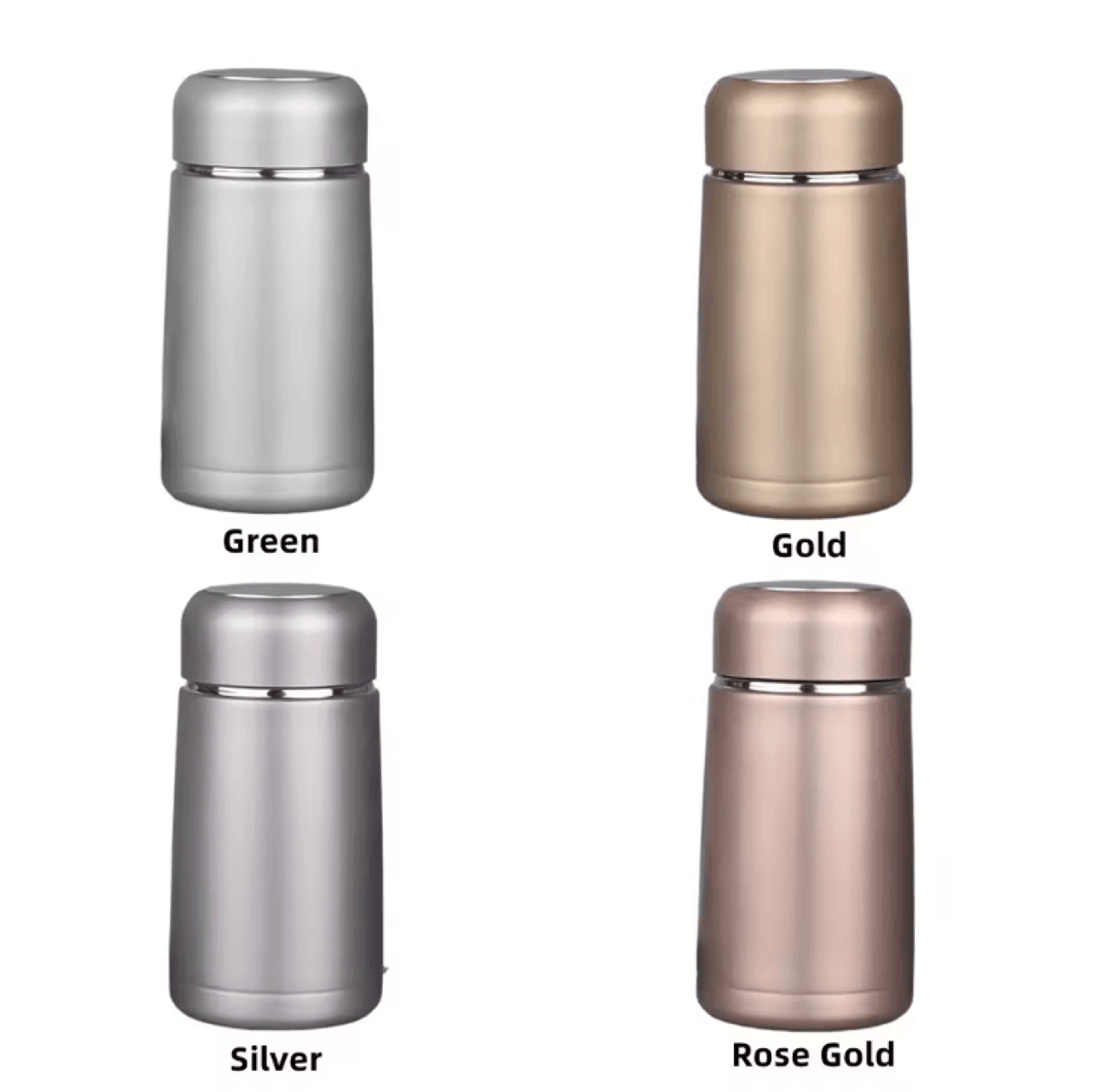 MiniCharm Cute Thermos Bottle  350ML Stainless Steel Insulated Travel Mug For Coffee  Drinks 5