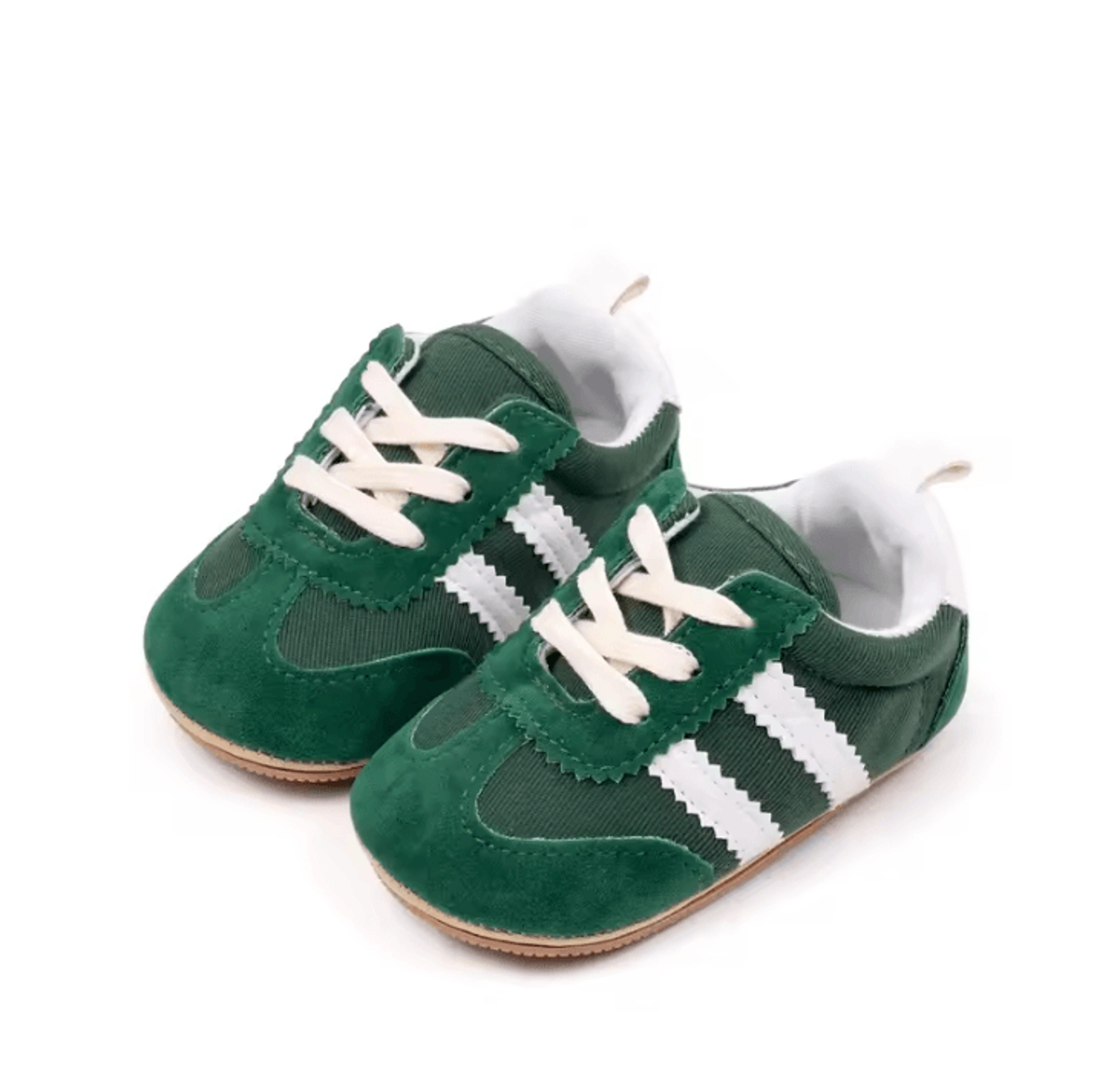 StripeStep Baby Moccasins First Walker Shoes  Soft Sole Baby Prewalker Sneakers For Newborns  Toddl 5