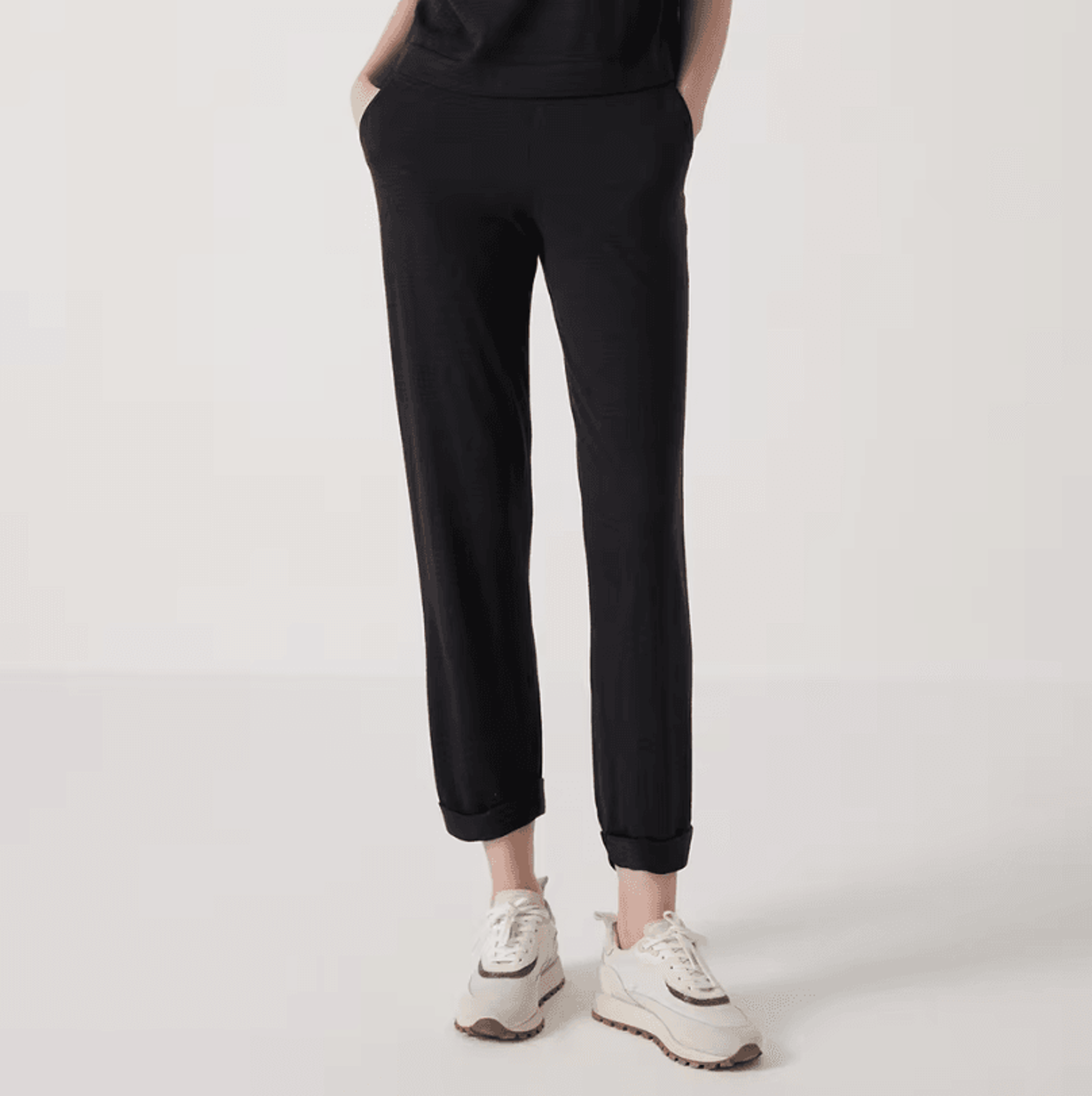 LuxMerino Silk Blend Merino Wool Pants For Women  Premium Merino Wool Trousers With Elegant Comfort 3