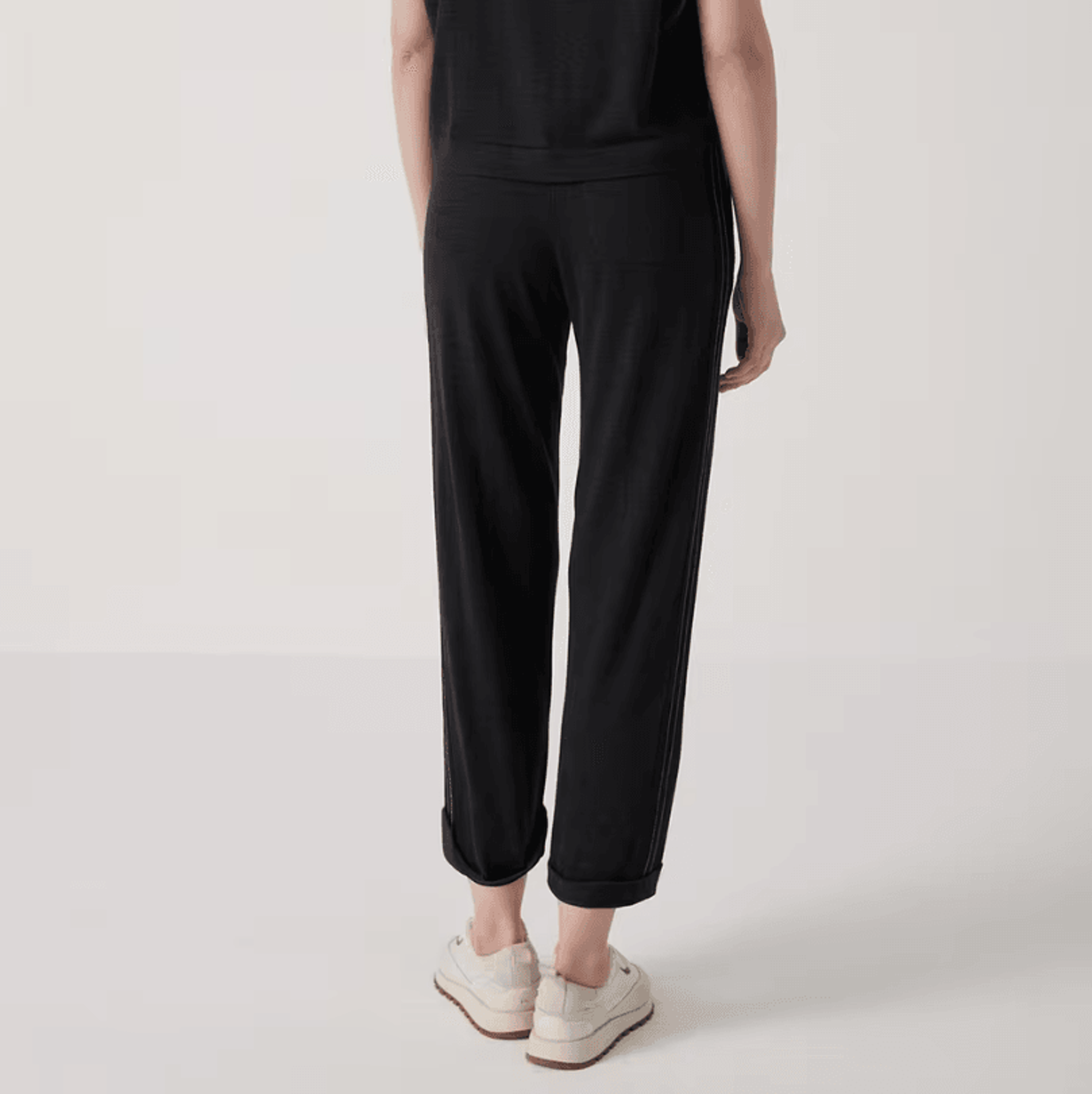 LuxMerino Silk Blend Merino Wool Pants For Women  Premium Merino Wool Trousers With Elegant Comfort 4