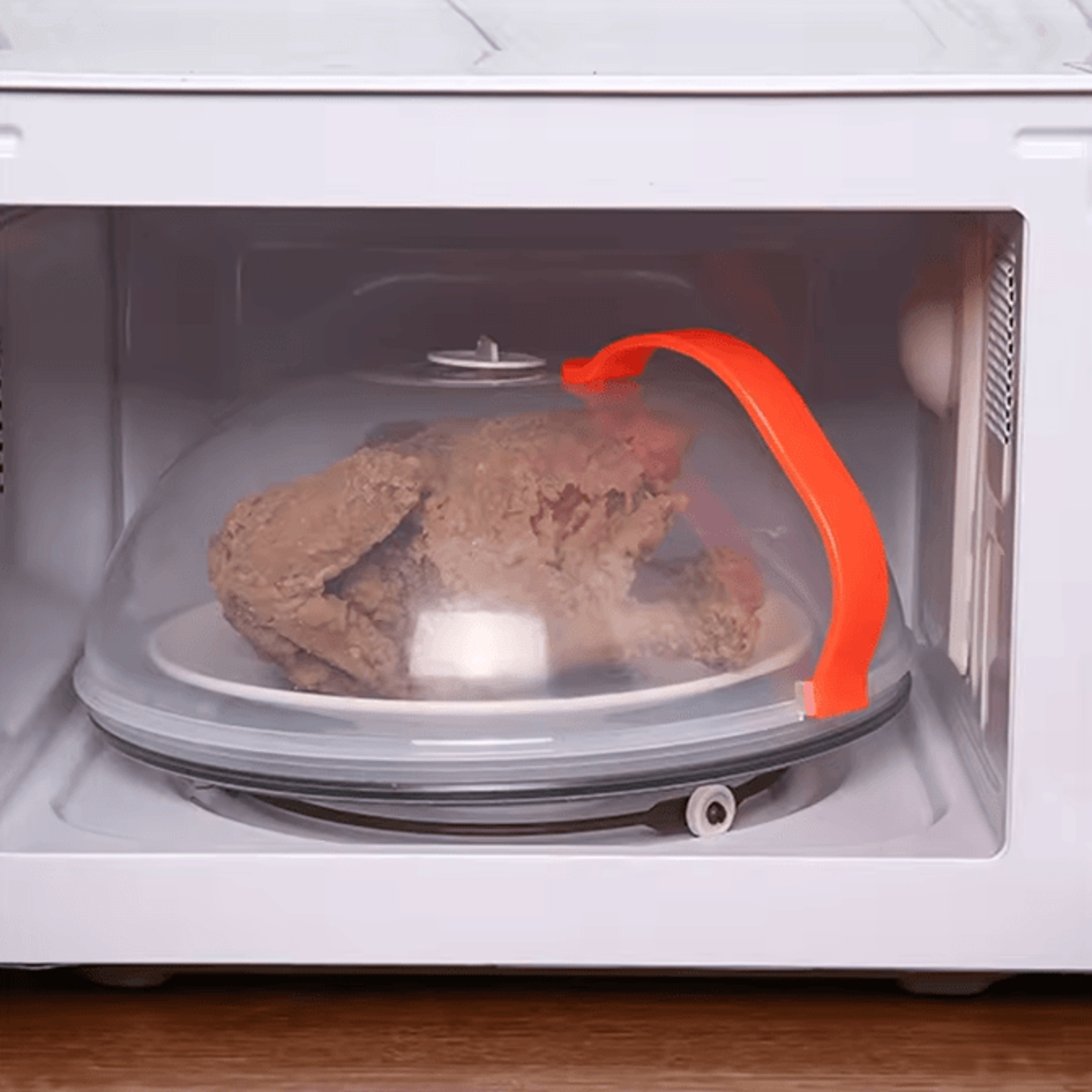 ClearShield Microwave Food Cover  Vented Microwave Splatter Cover Lid 3