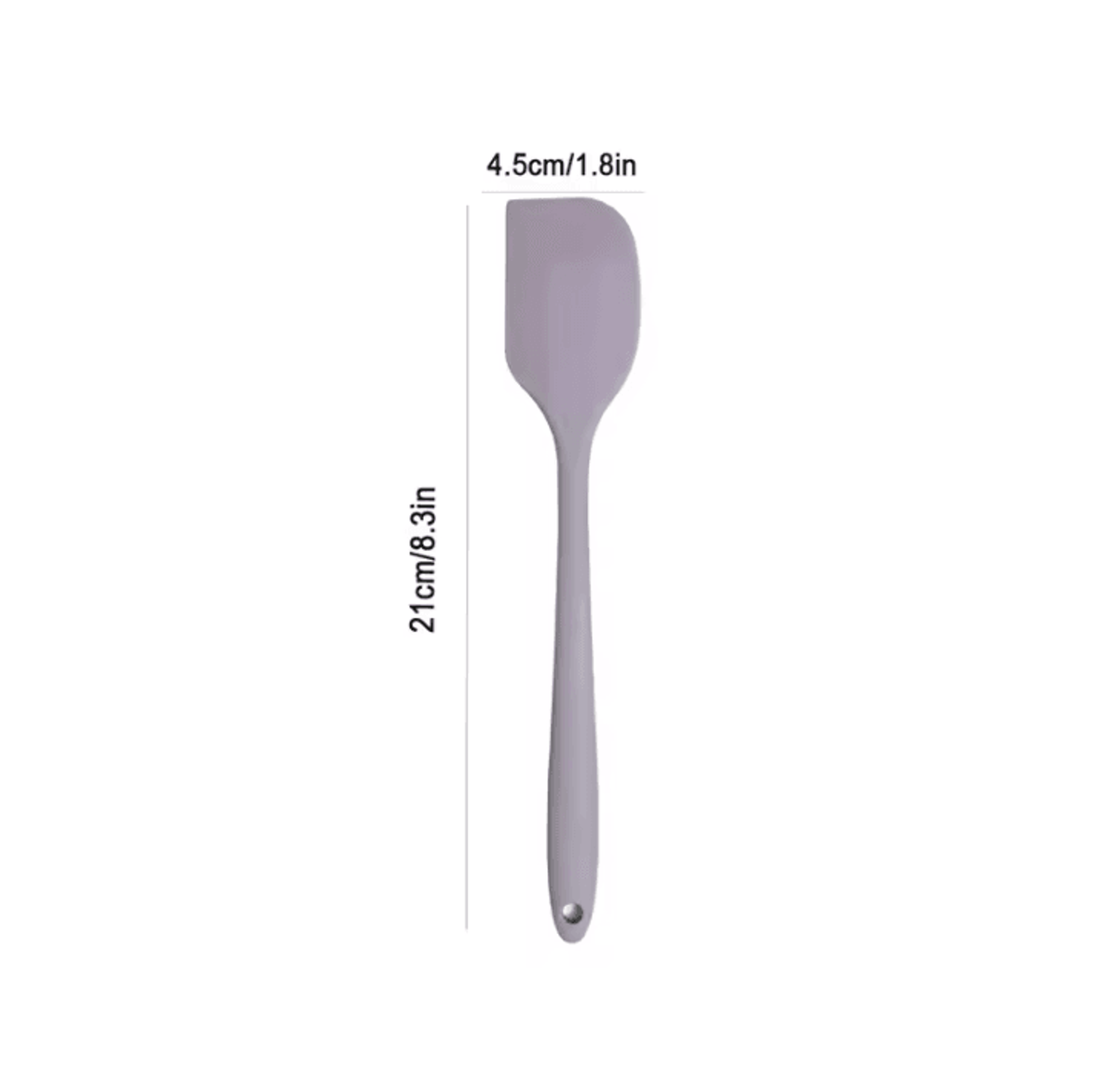 HeatResistant Silicone Cream Spatula  NonStick Butter  Baking Scraper Tool 6