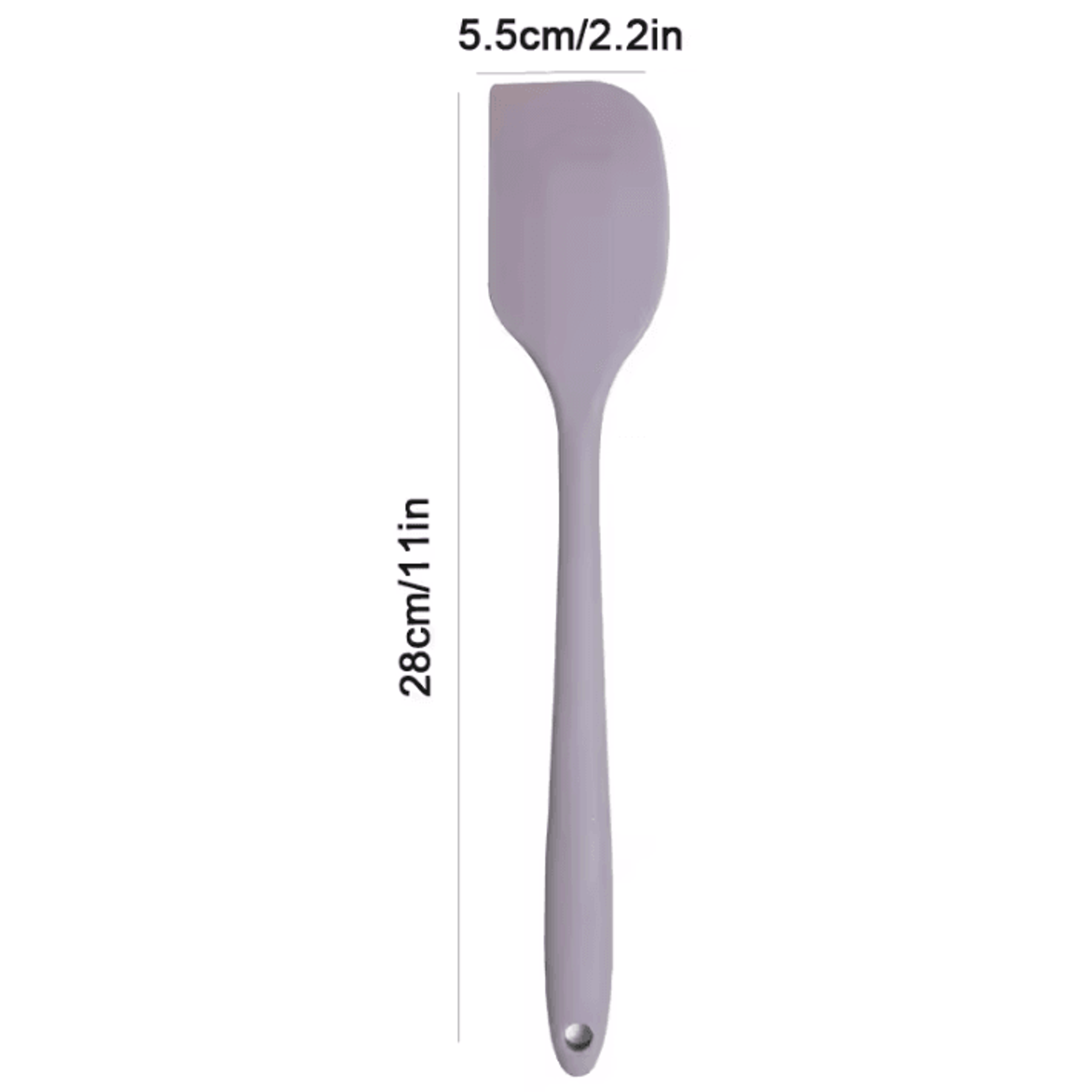 HeatResistant Silicone Cream Spatula  NonStick Butter  Baking Scraper Tool 11