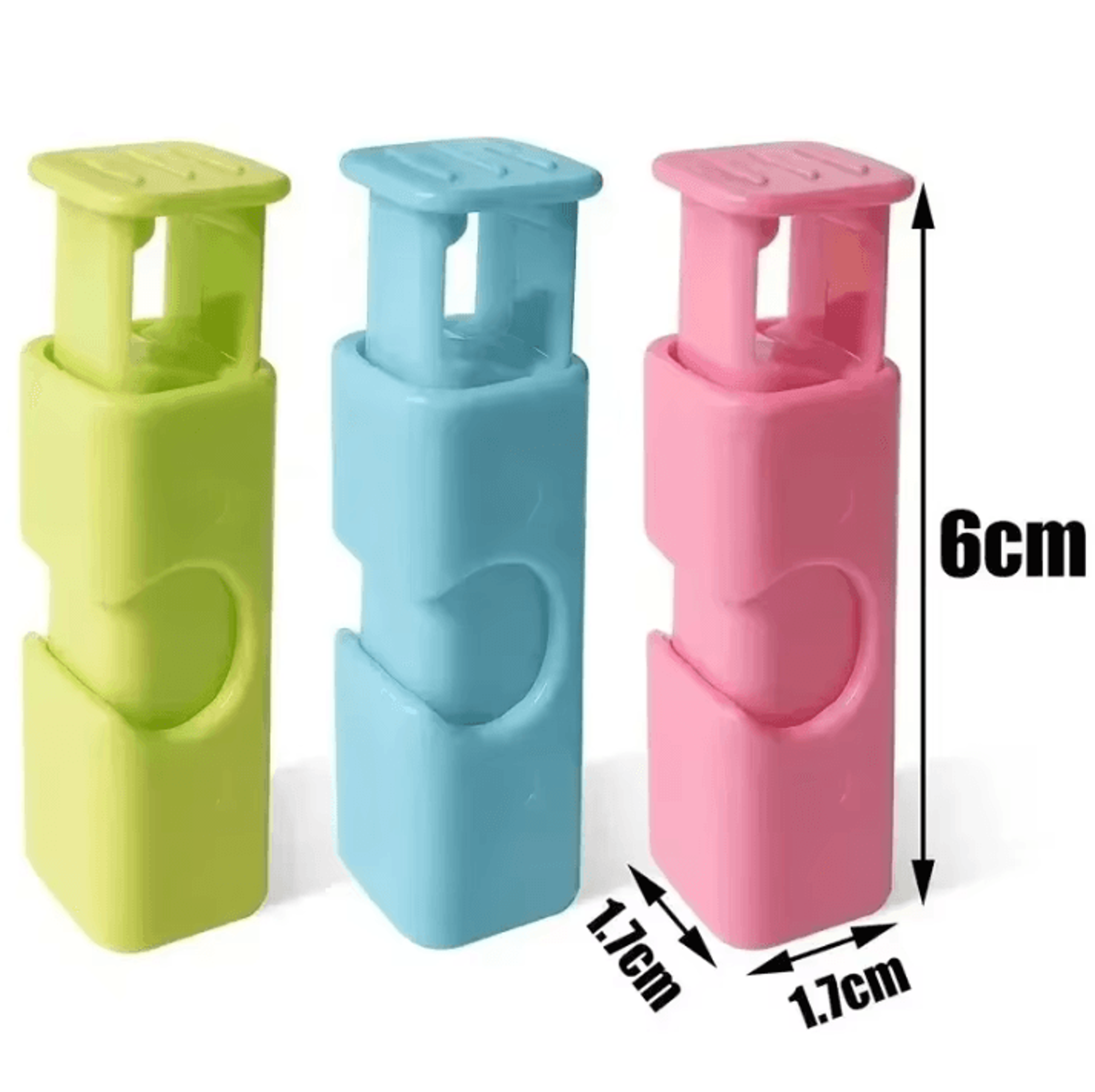 12PCS Reusable Bread Bag Clips  Squeeze  Lock Food Sealing Clips For Snacks And Storage 3