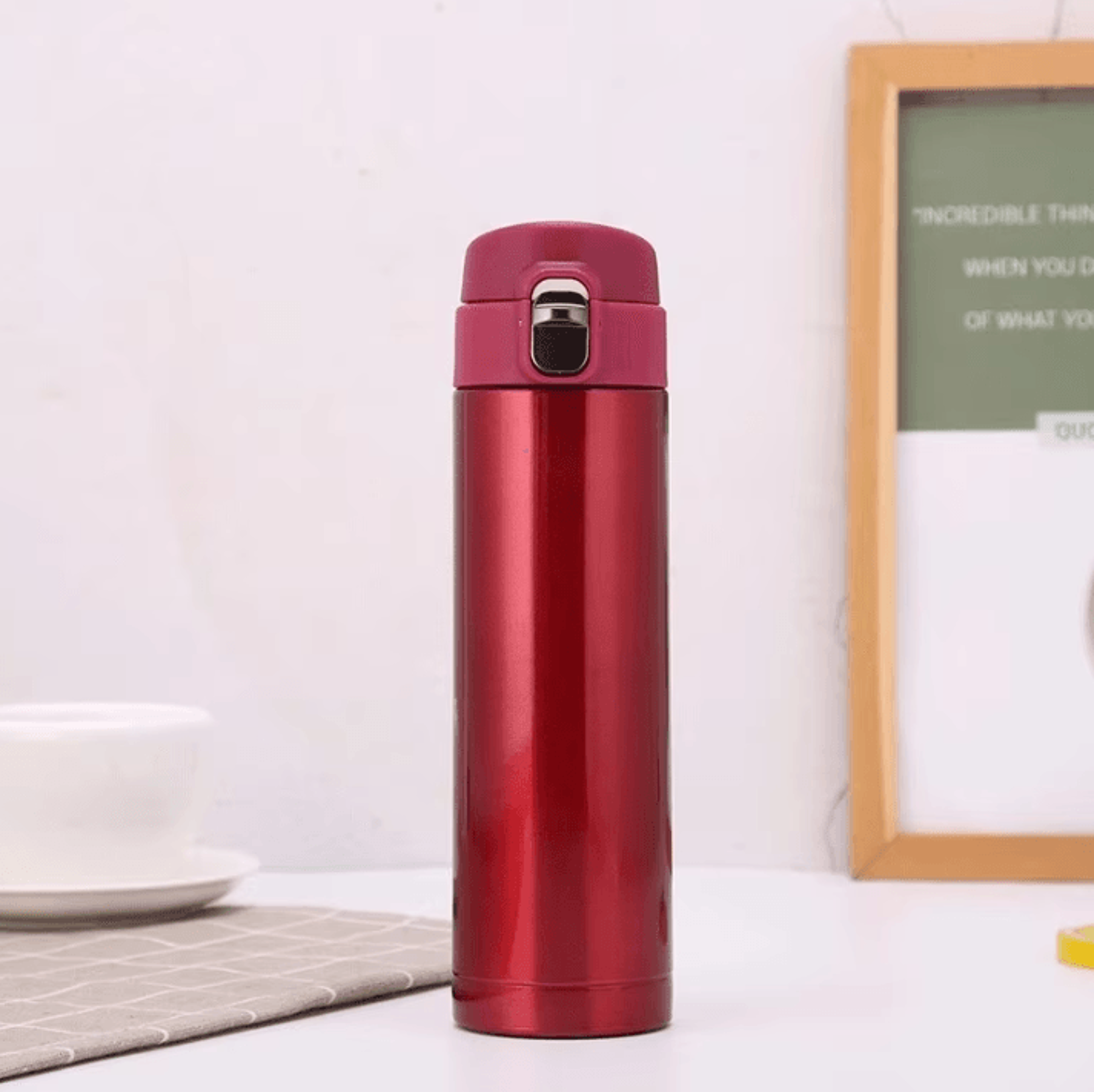 Bullet Design Stainless Steel Thermos Cup  Portable Vacuum Insulated Water Bottle For School  Trave 3