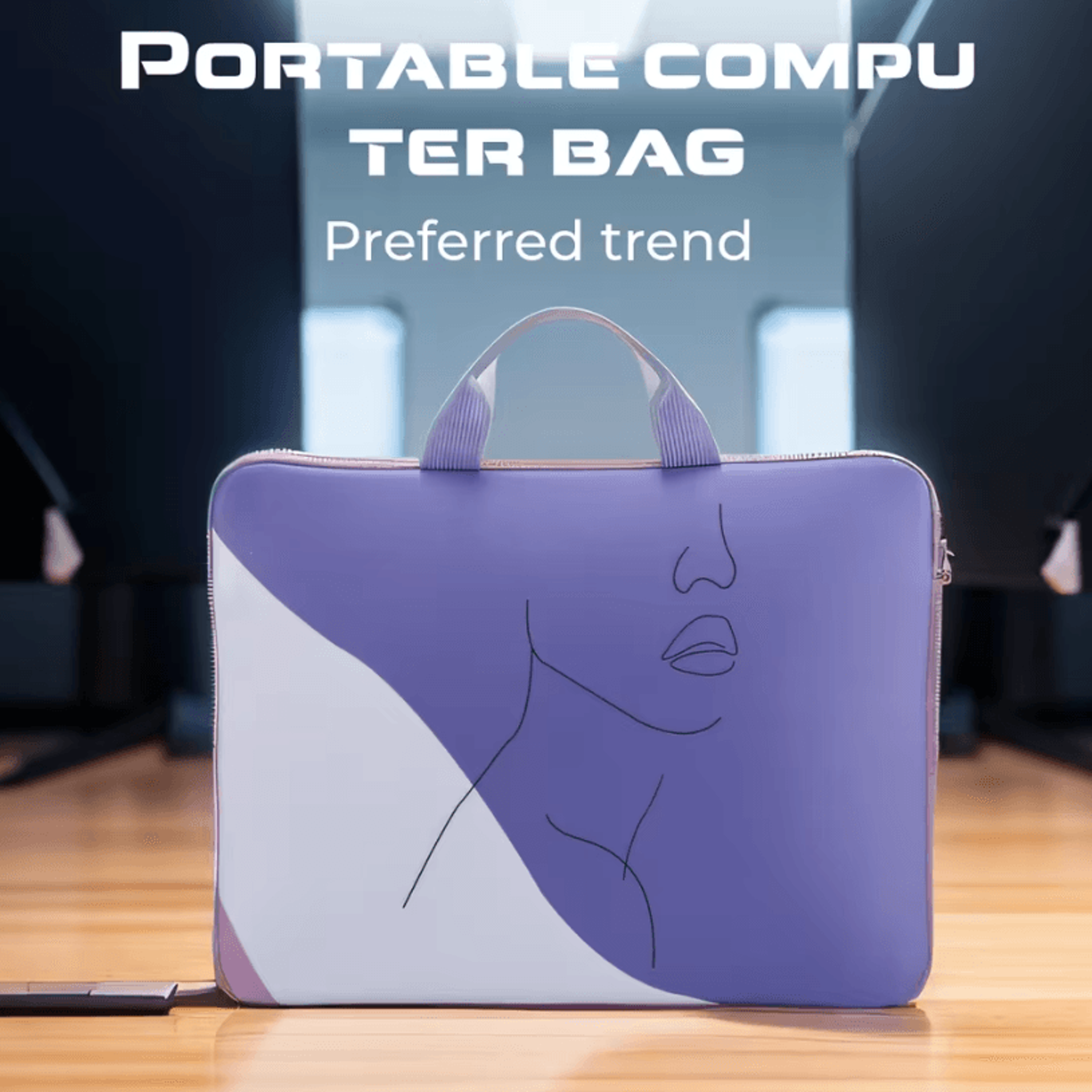 Printed Laptop Sleeve Bag  Stylish Protective Handbag Case For 1117 Inch Laptops 1